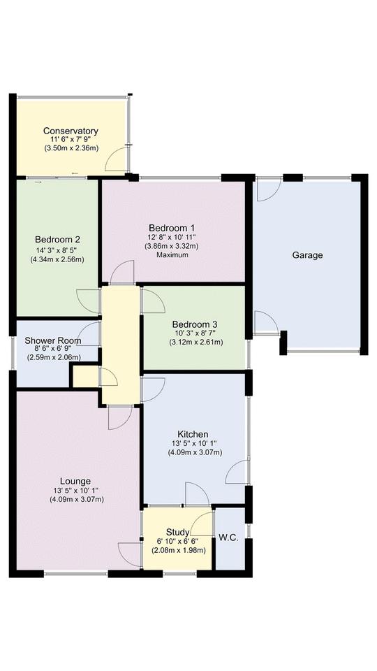 Argyle Crescent, Fareham floorplan