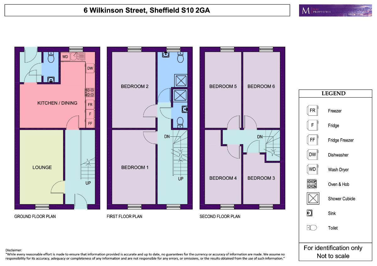 6 Wilkinson Street, Sheffield floorplan