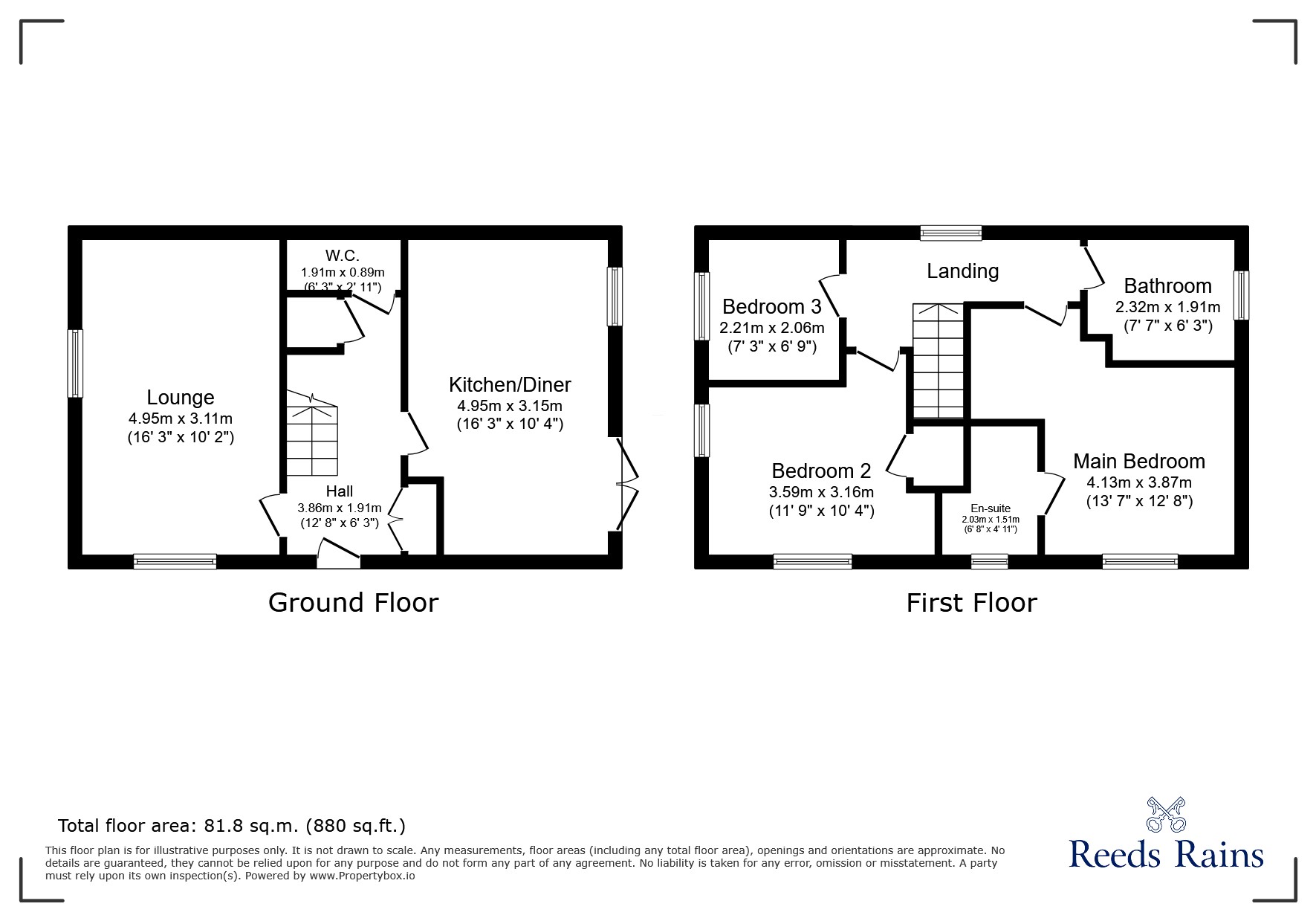 32, Douglas Street, Staffordshire floorplan