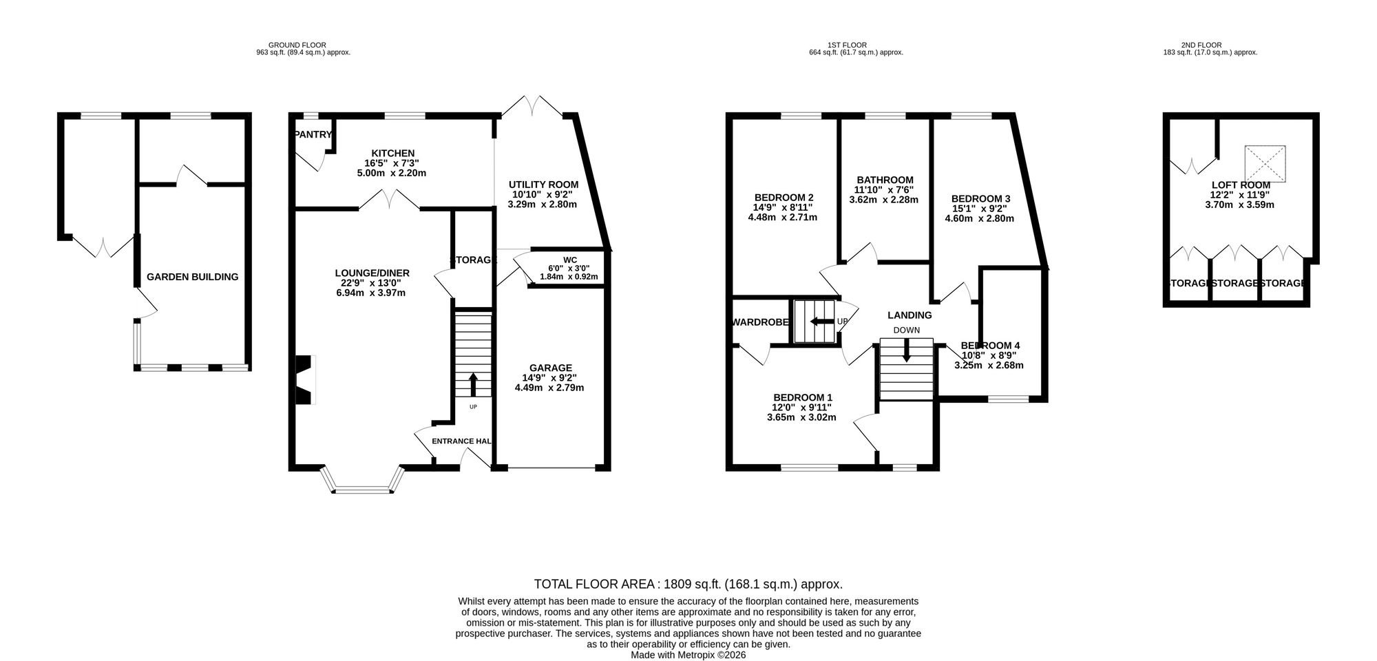 22a Wellington Road, Telford floorplan