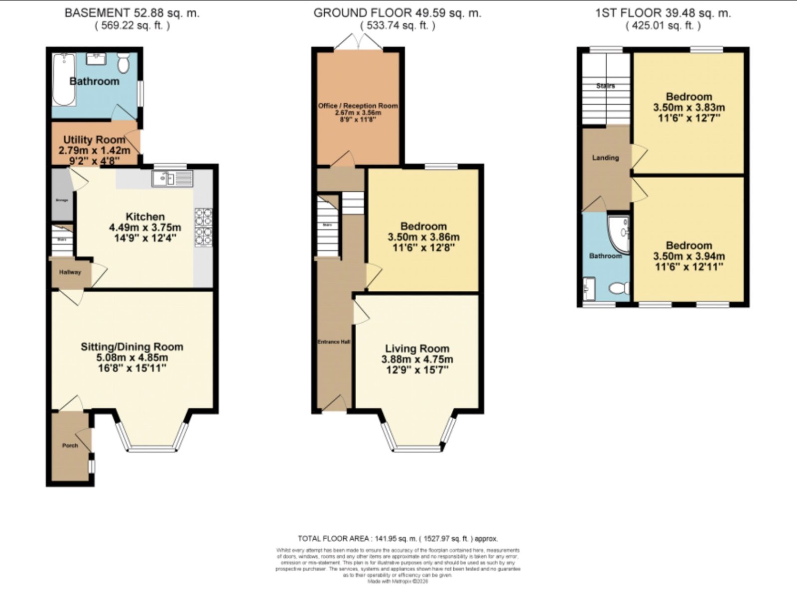 6, Stanley Road, Margate floorplan