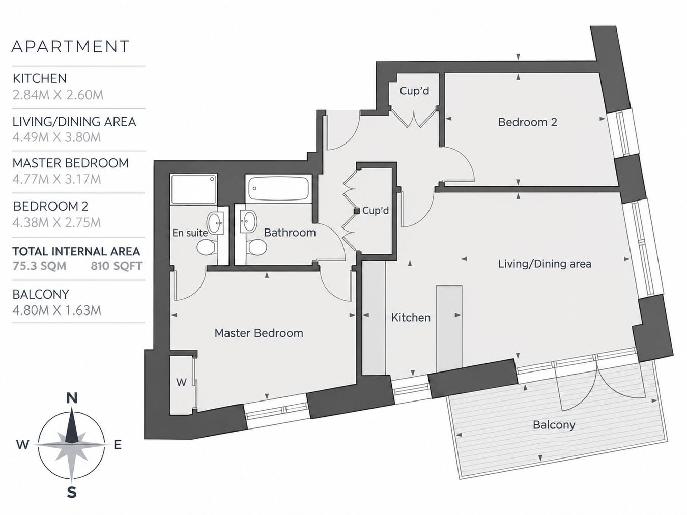 Cochrane Lodge, West Parkside, Greenwich floorplan