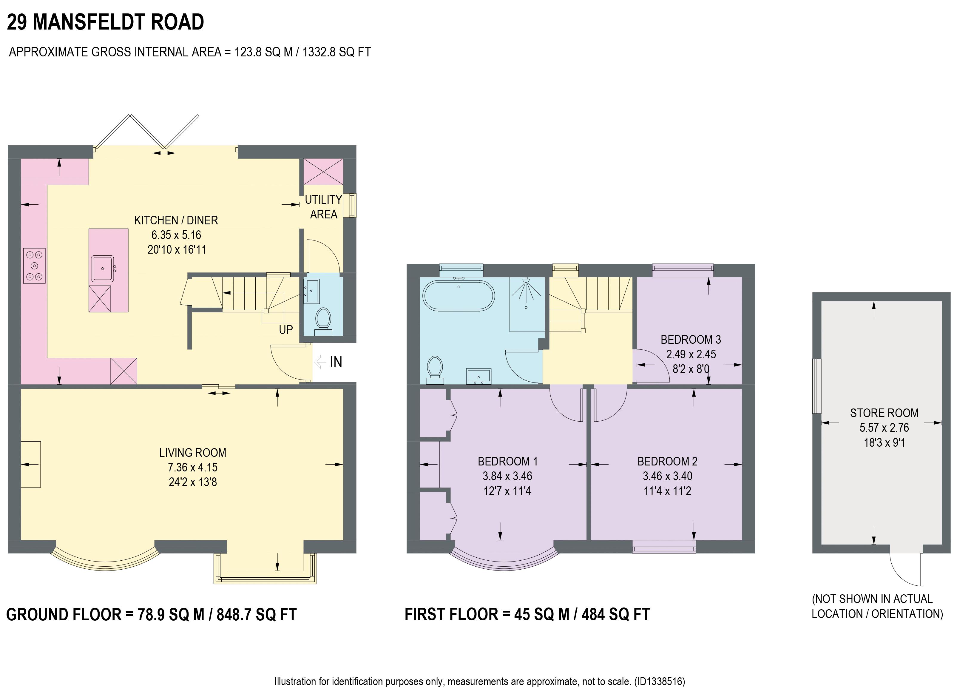 Mansfeldt Road, Chesterfield floorplan