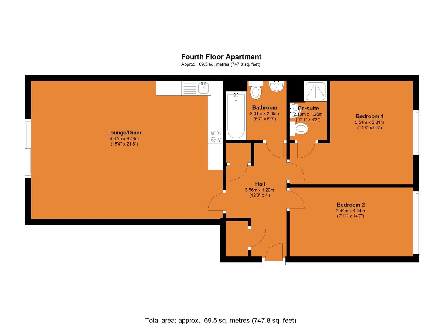 Ouseburn Wharf, Newcastle Quayside NE6, 2 bedroom flat for sale