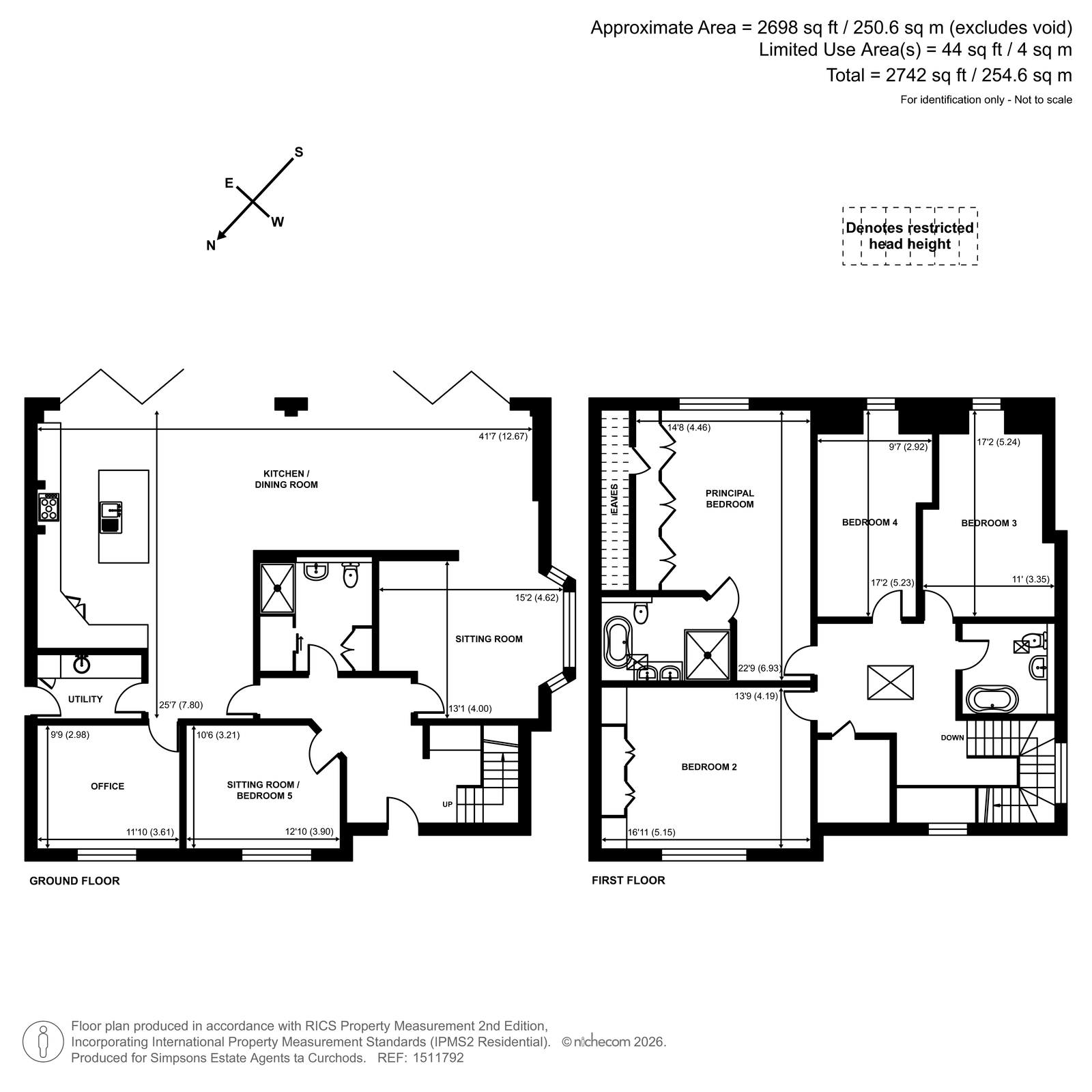 Little Orchard,, Forest Road, East Horsley floorplan