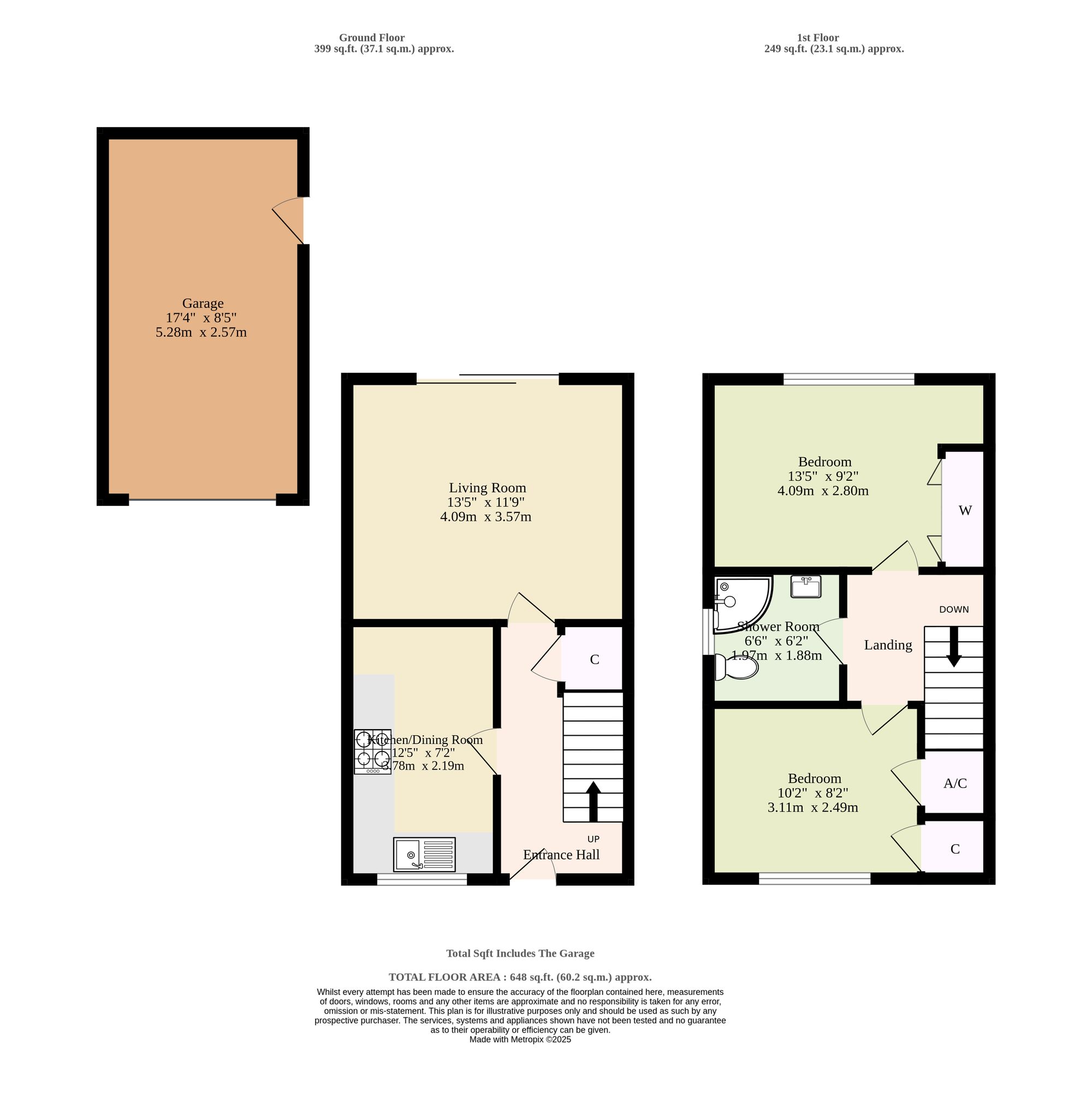10 Wainwright Close, Lowestoft floorplan
