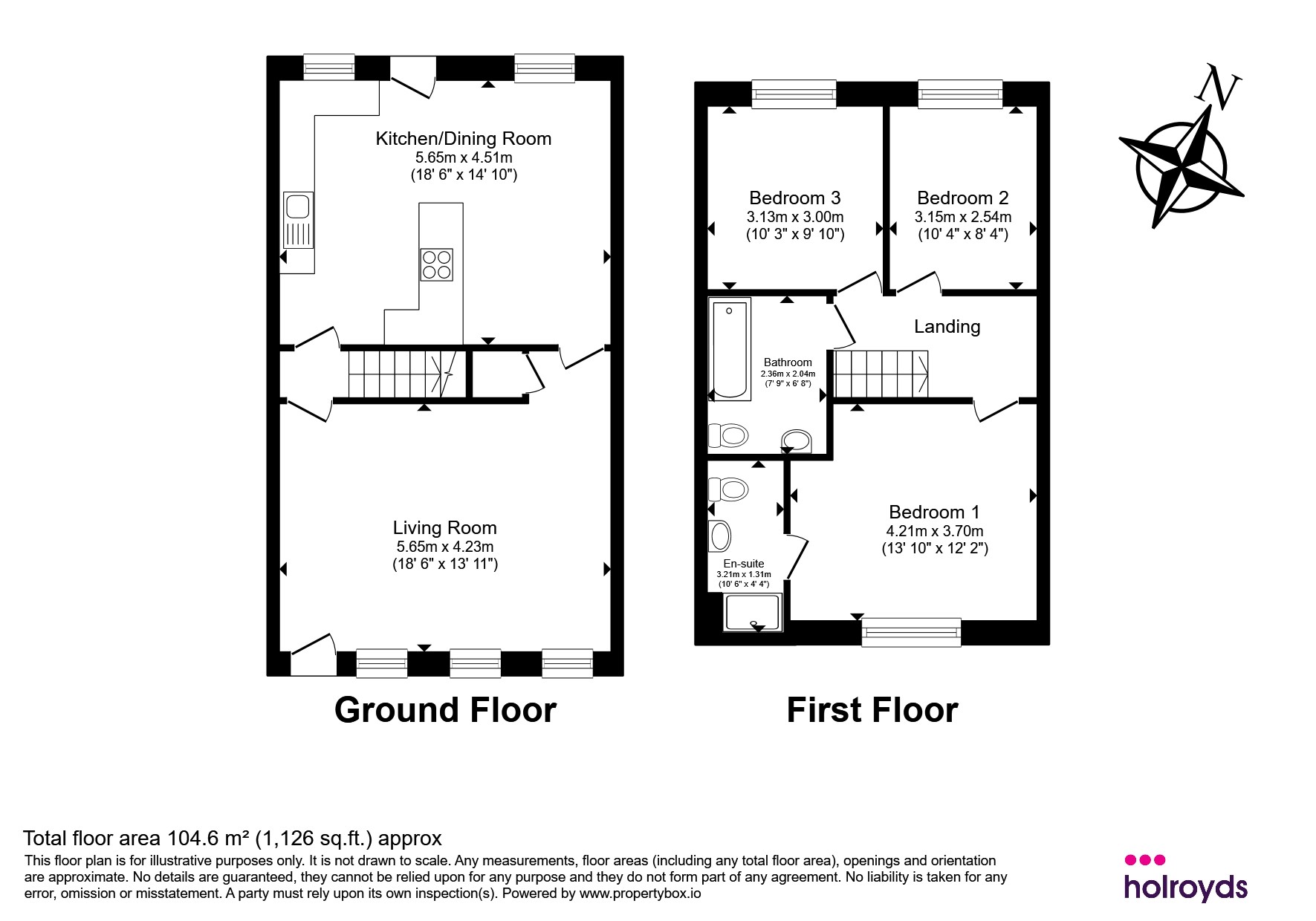 9, Low House Farm Court, Keighley floorplan