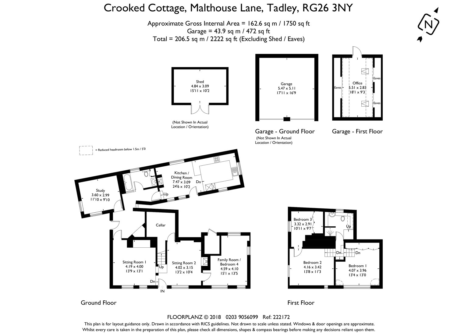 3 Bedrooms Detached house for sale in Malthouse Lane, Old Tadley RG26