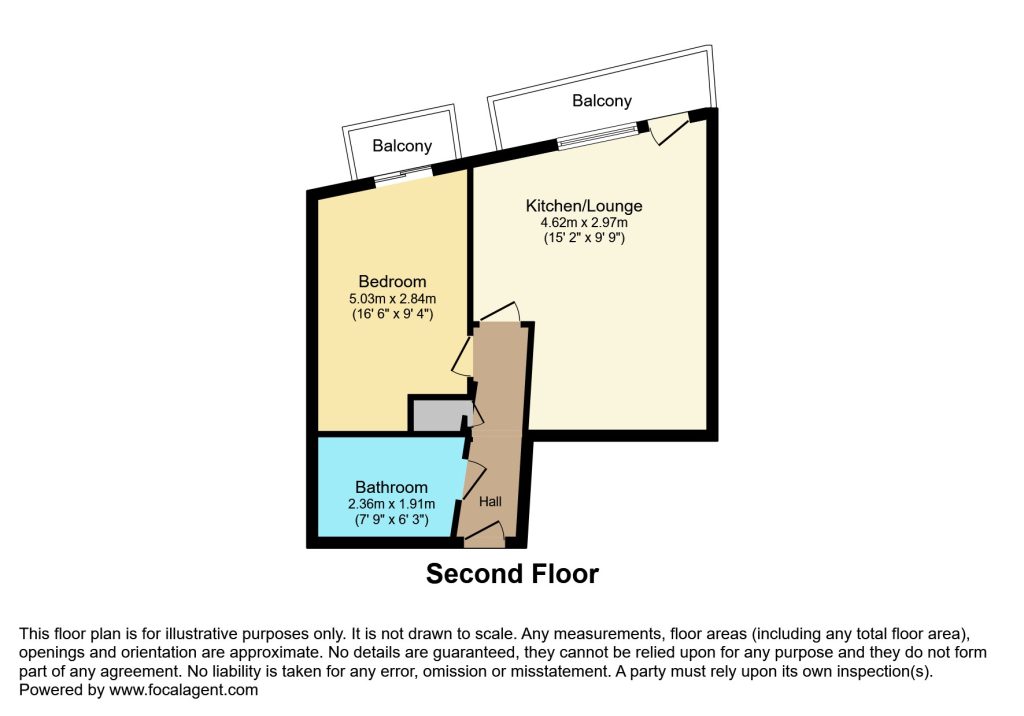 Flat 4, 14 Lee High Road, London floorplan