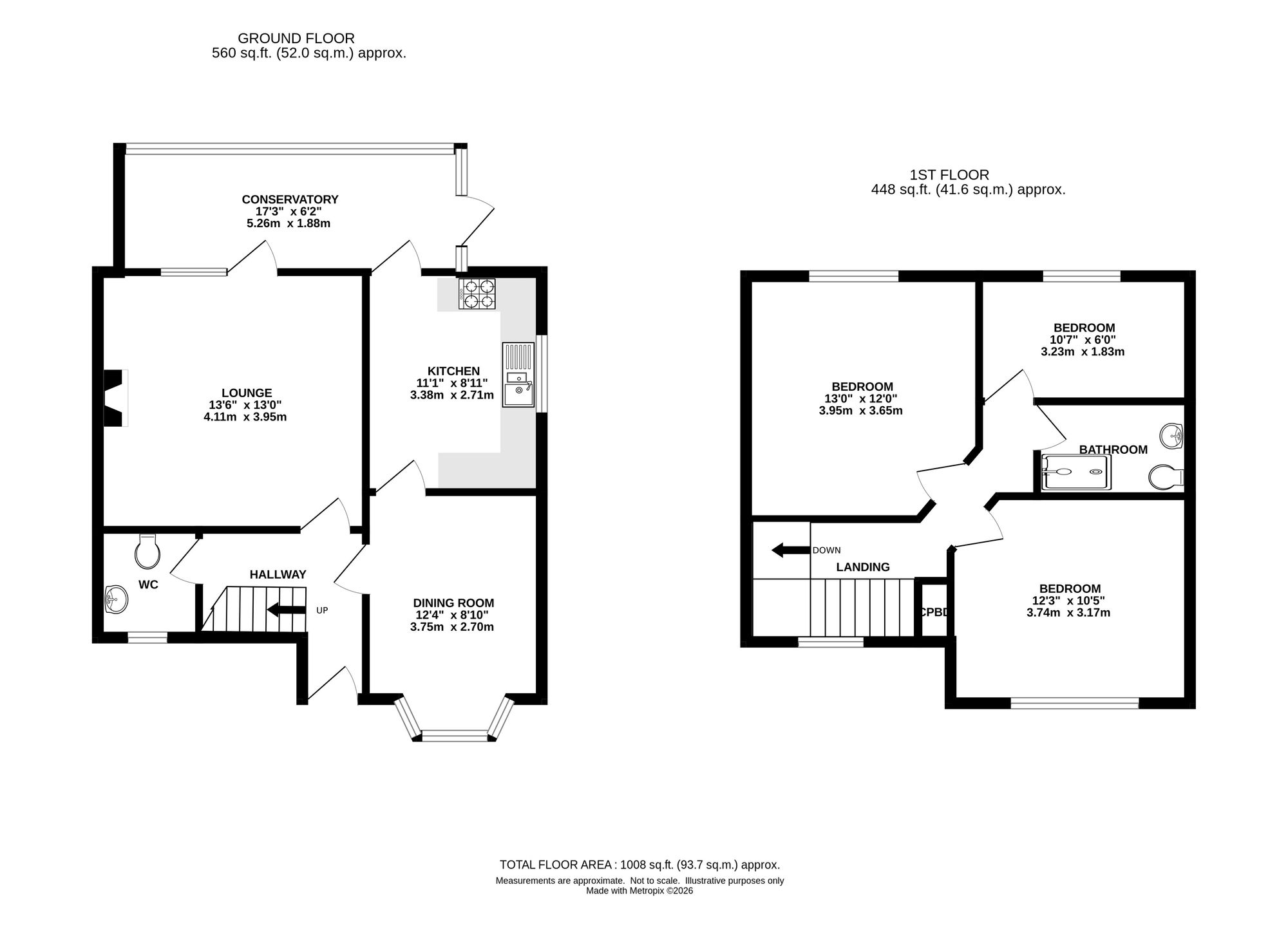 22 Princes Road, High Peak floorplan