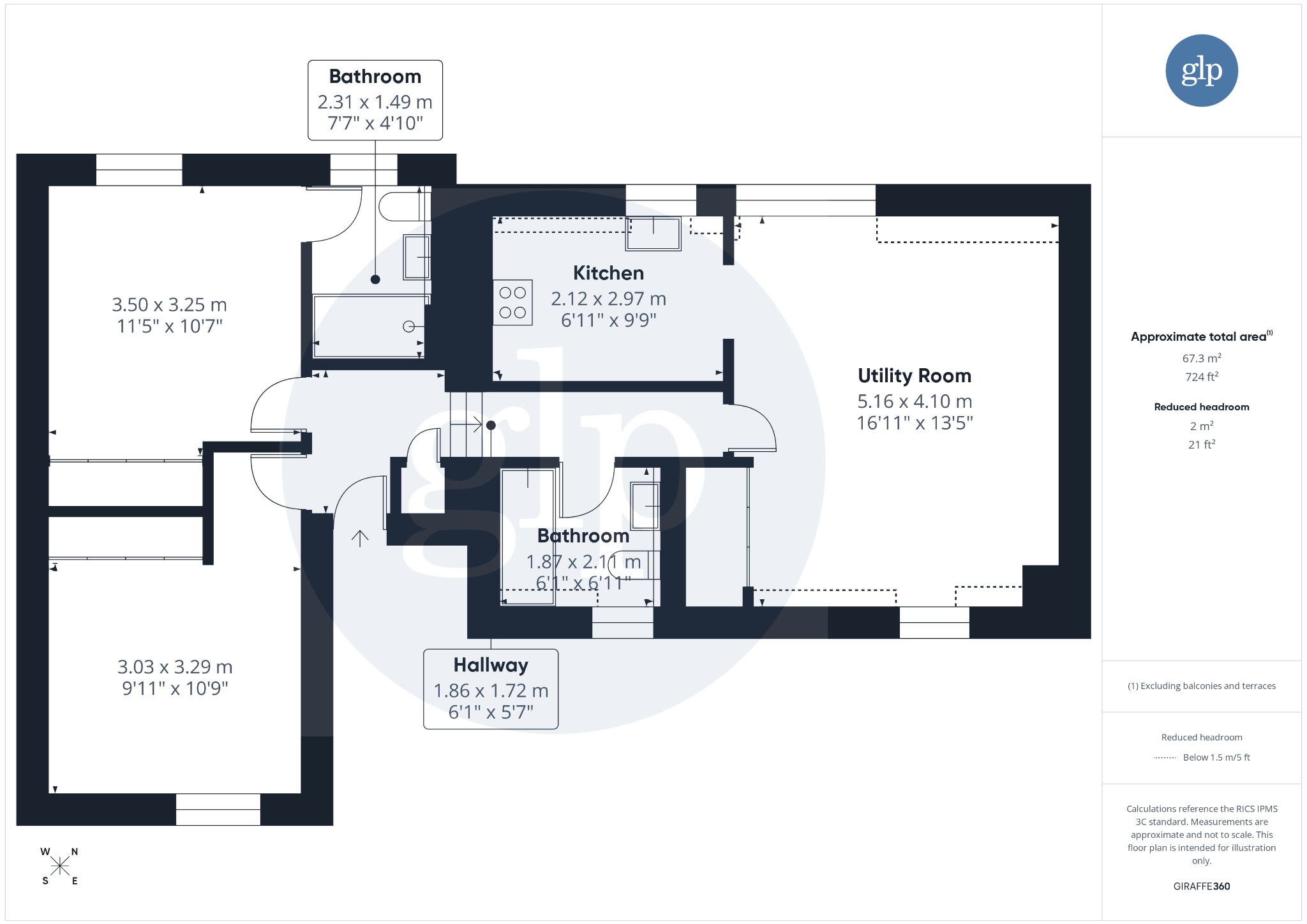 Flat C, 42 Store Street, Greater London floorplan