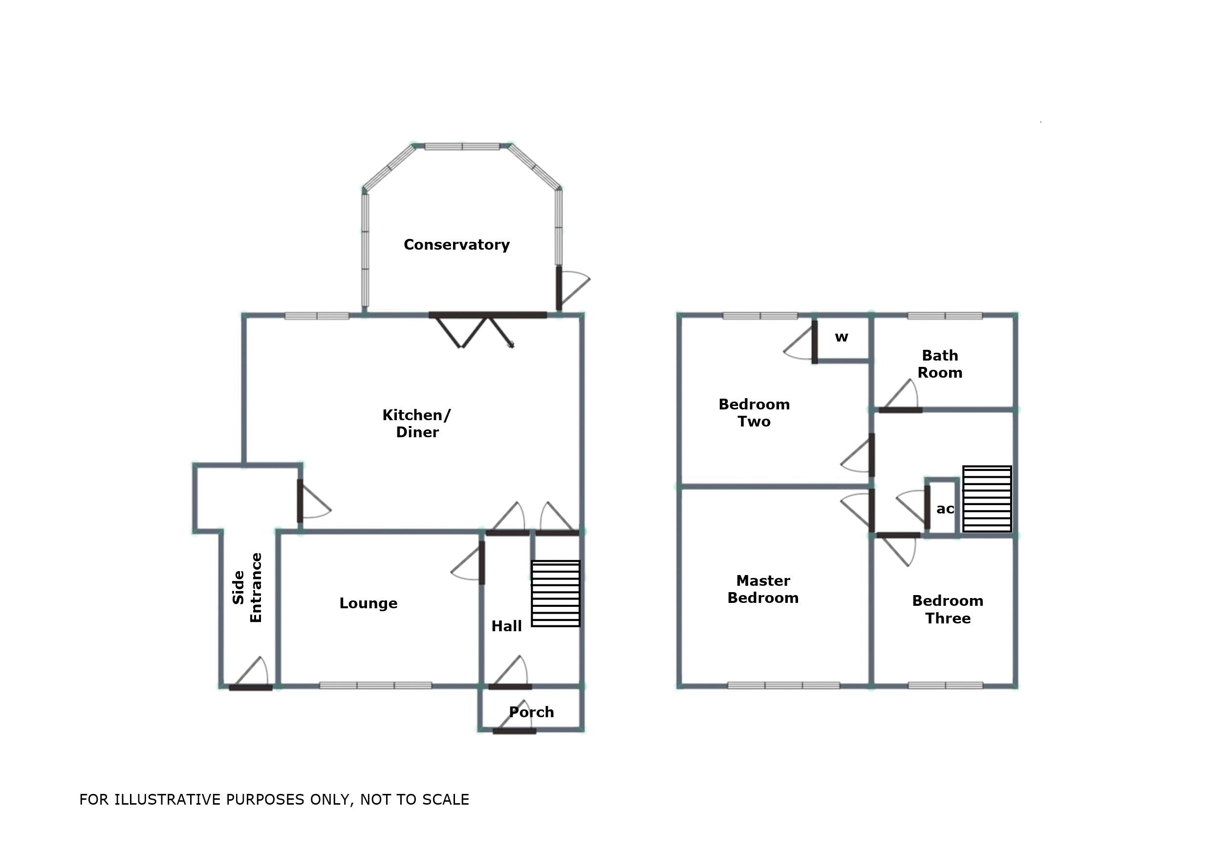 88, Gretton Crescent, Walsall floorplan