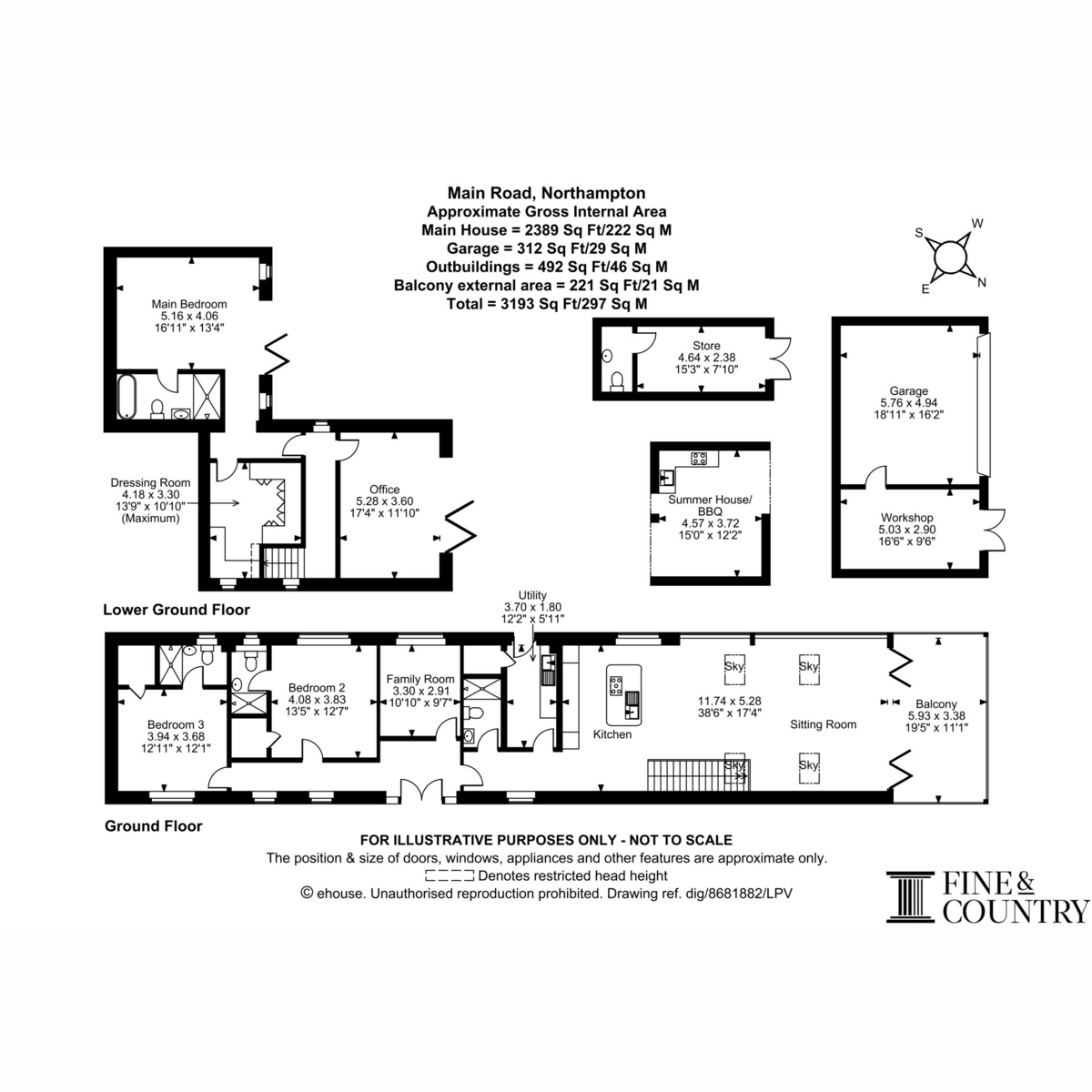 92, Main Road, Northampton floorplan