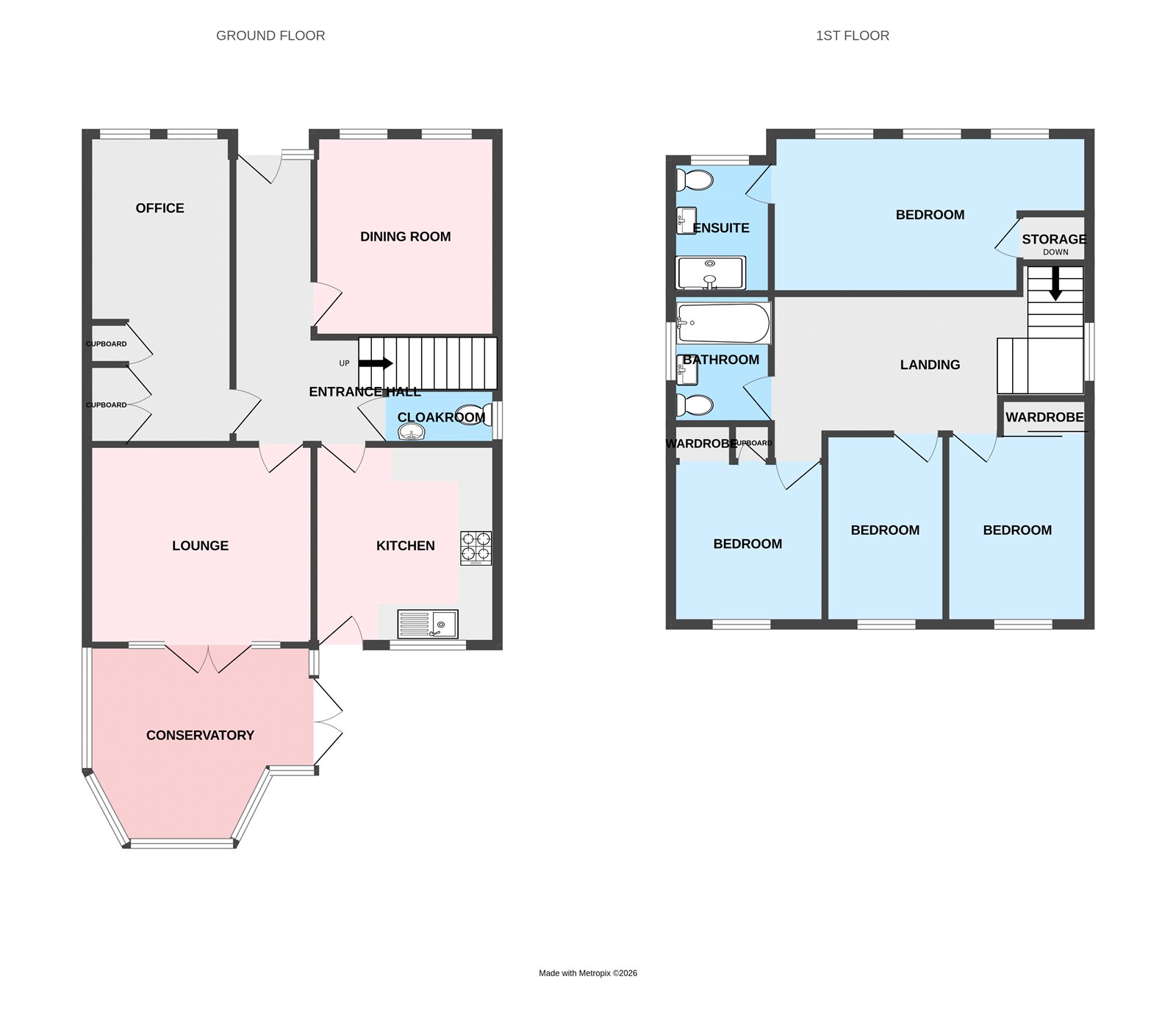 6, Hemsworth Way, Shropshire floorplan