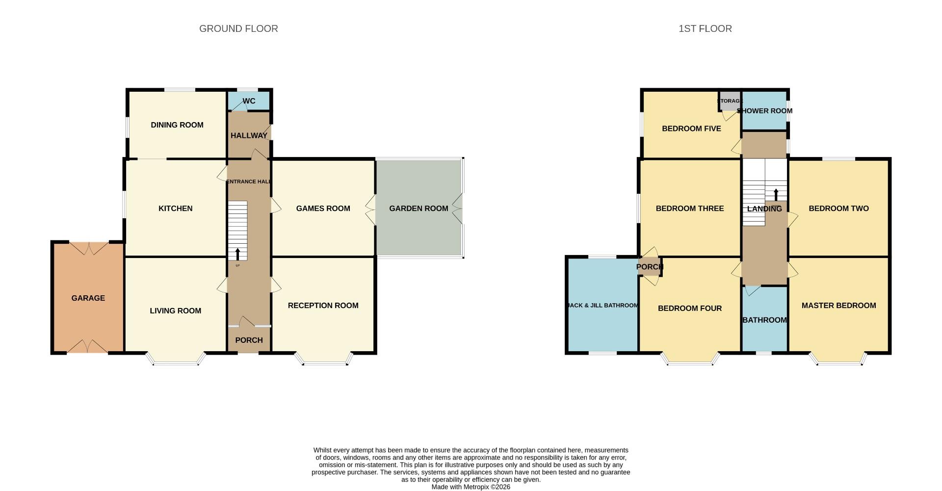 1, High West Road, Crook floorplan