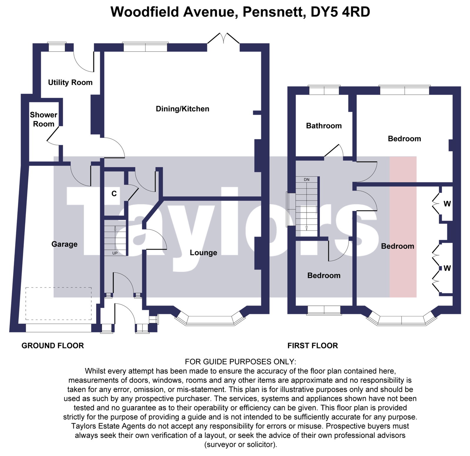 17, Woodfield Avenue, Brierley Hill floorplan