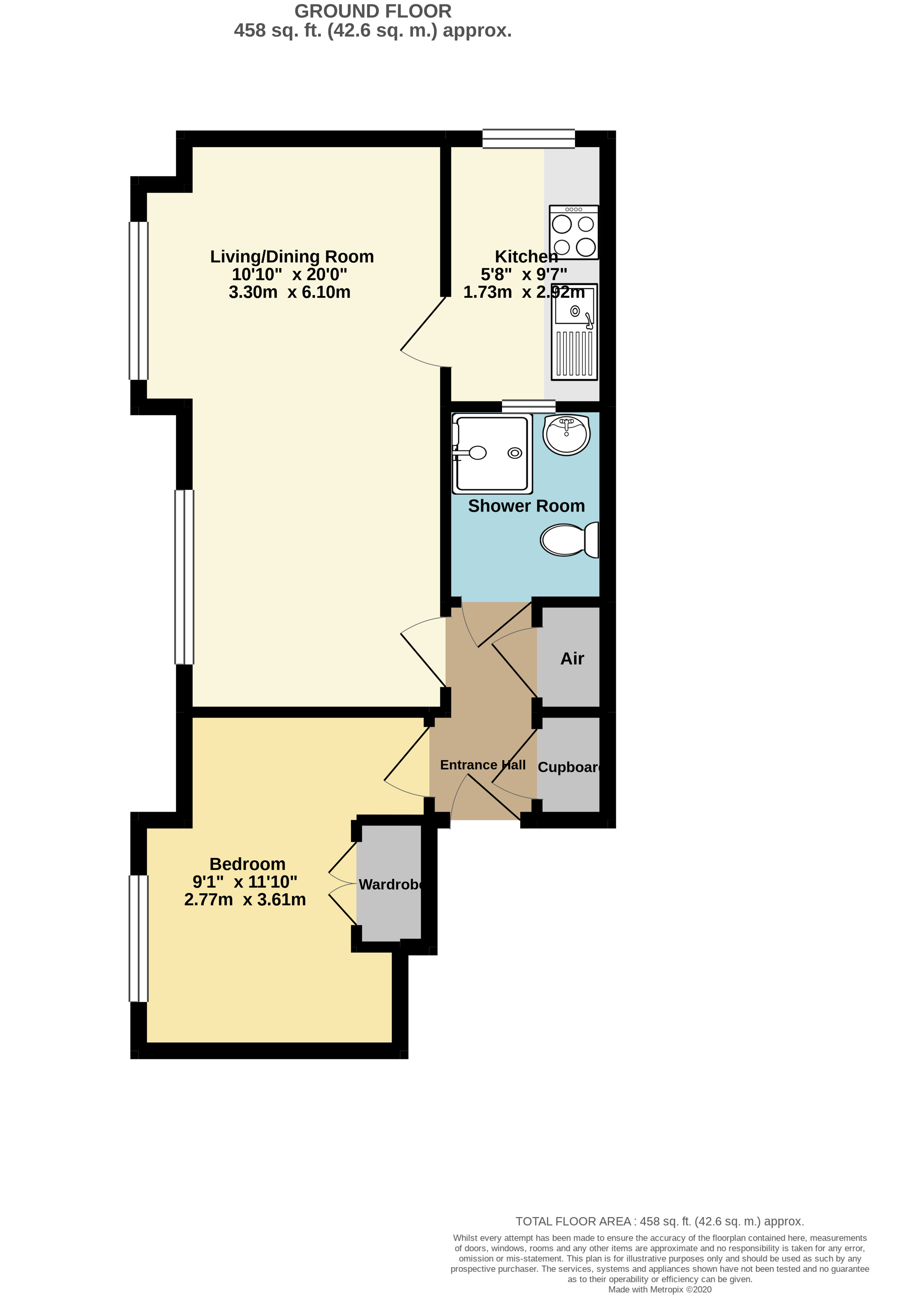 16, Waverley House, New Milton floorplan