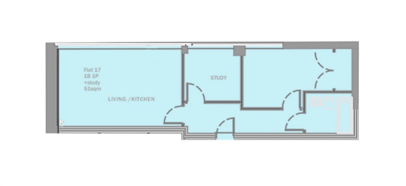 Plot 17c, Gateway Residence, Stevenage floorplan