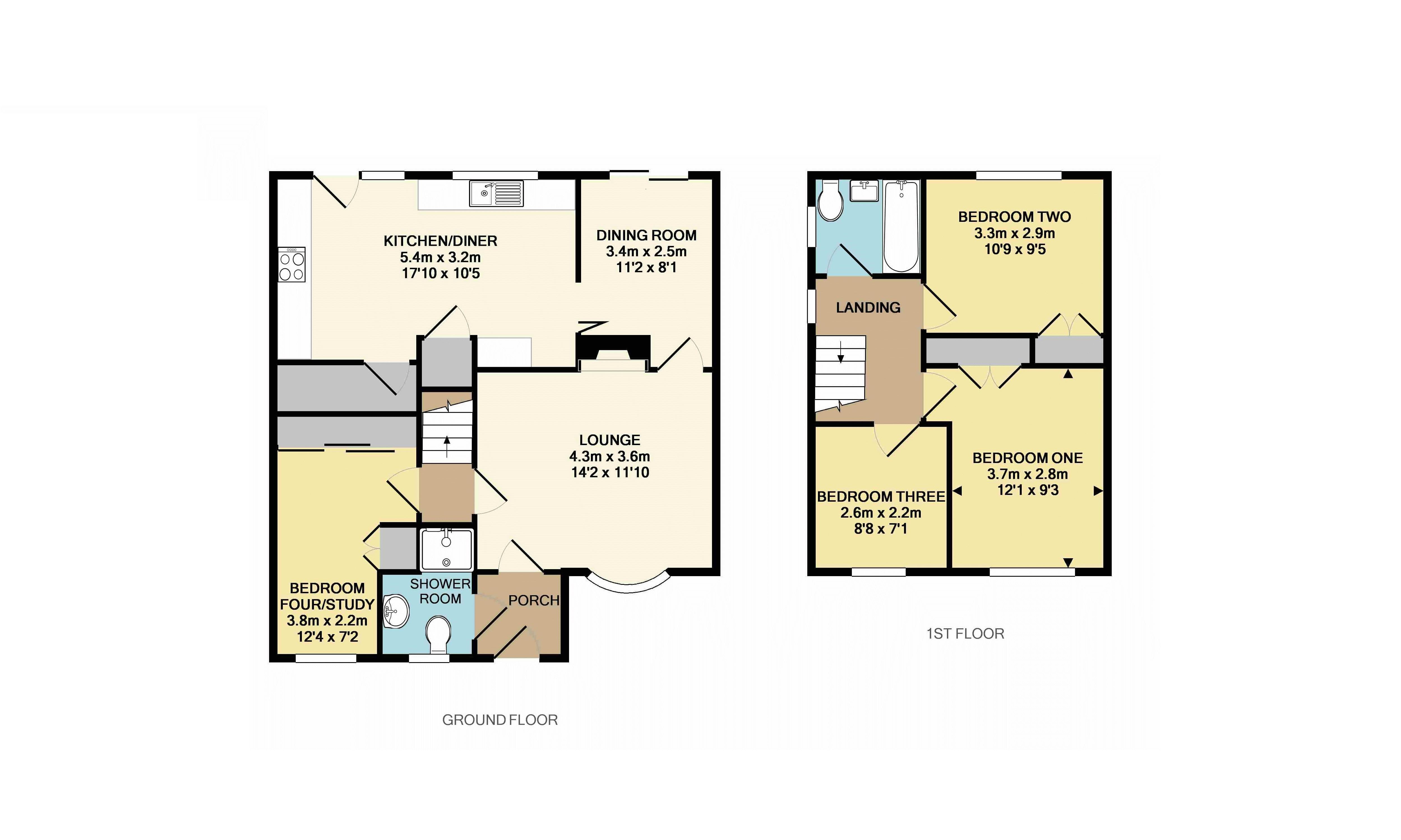 4 Bedrooms Detached house to rent in Carlisle Close, Dunstable LU6
