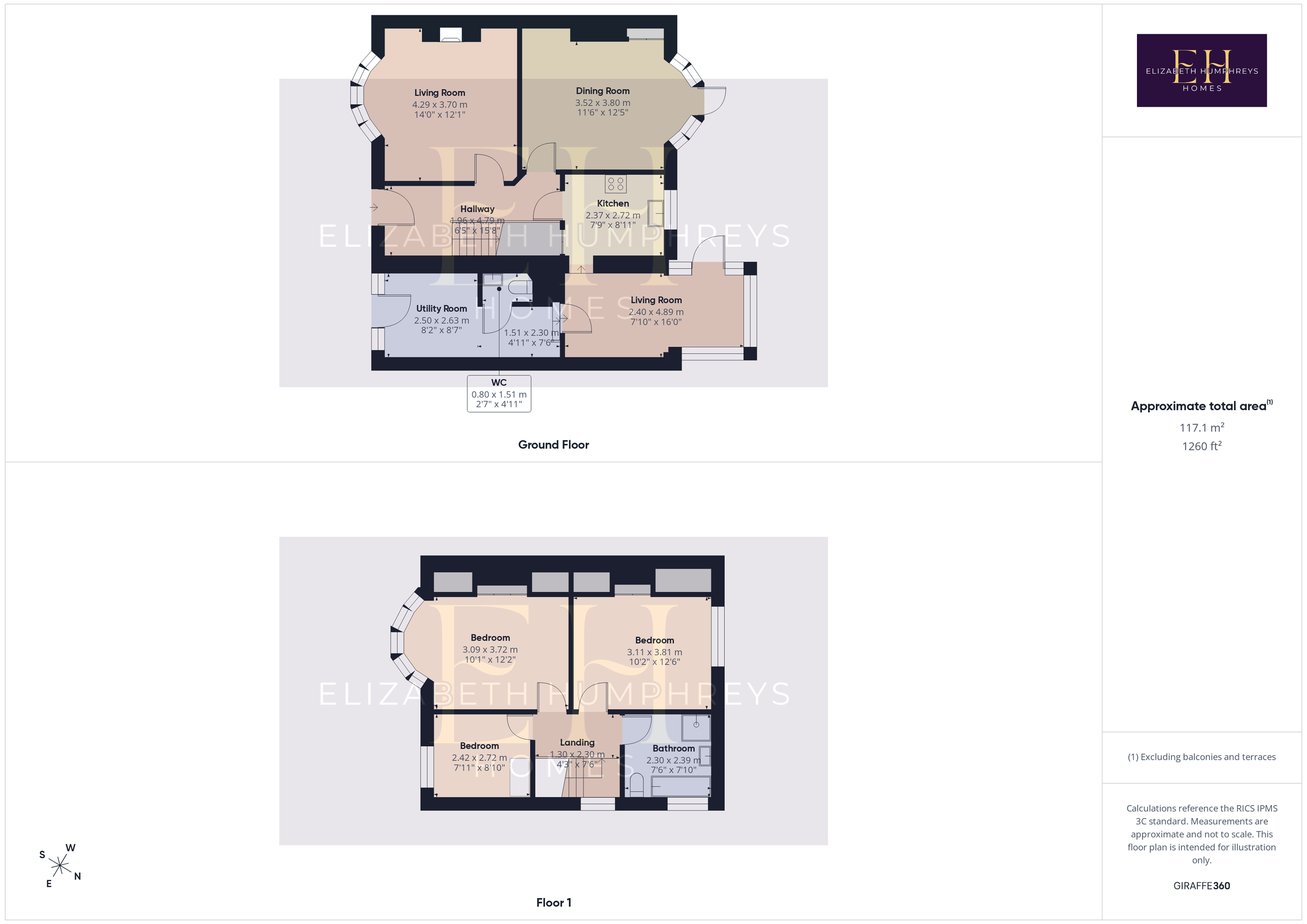 13 Greensfield Avenue, Alnwick floorplan