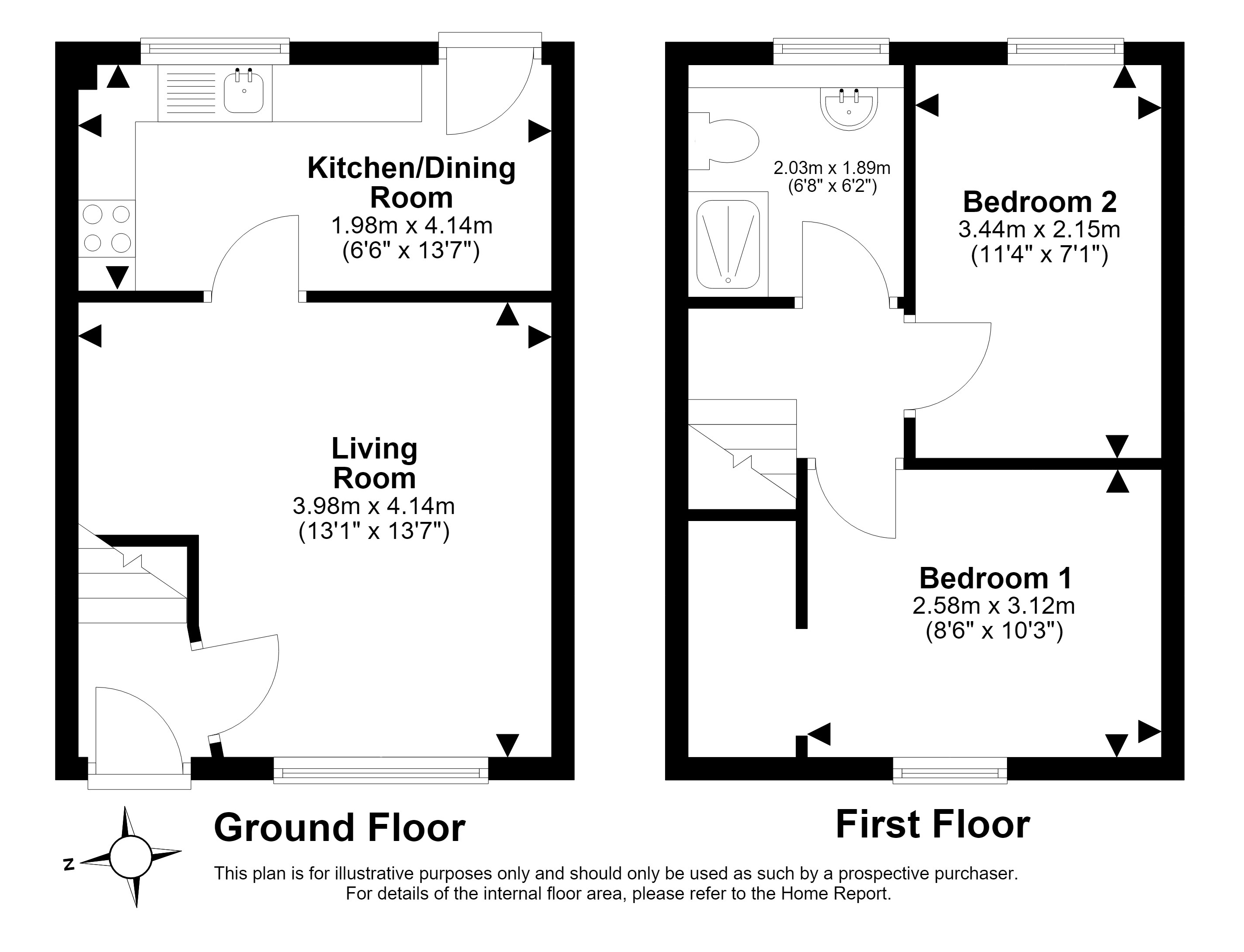 62, Chesser Loan, Edinburgh floorplan