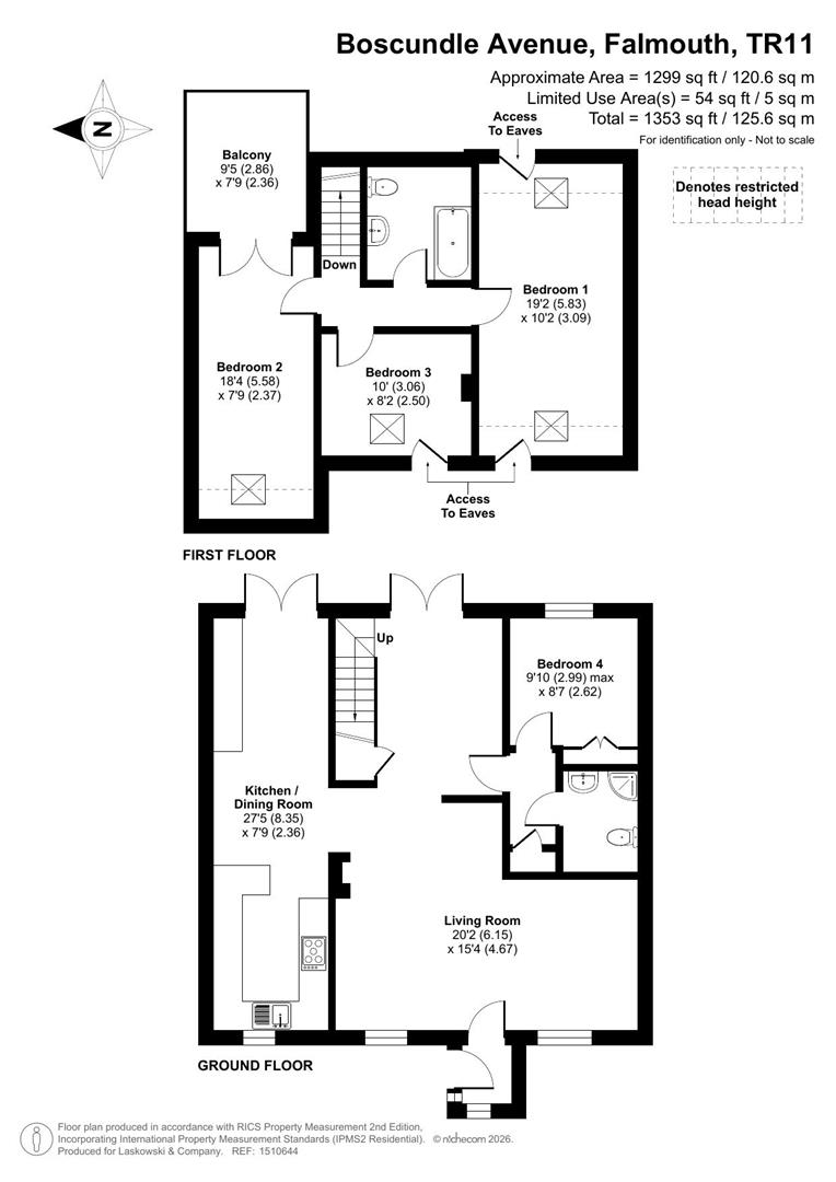 40, Boscundle Avenue, Falmouth floorplan