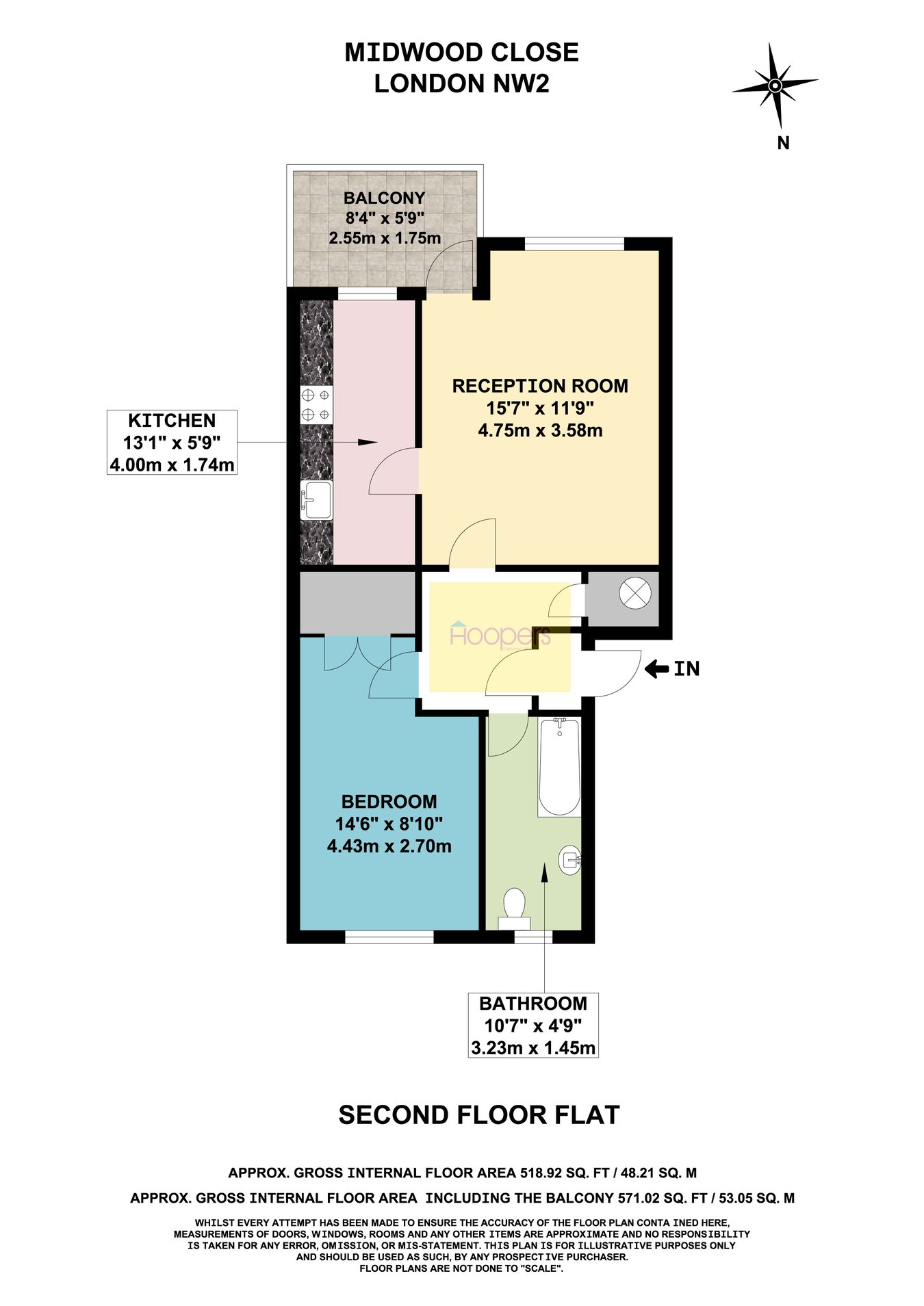 16, Midwood Close, London floorplan