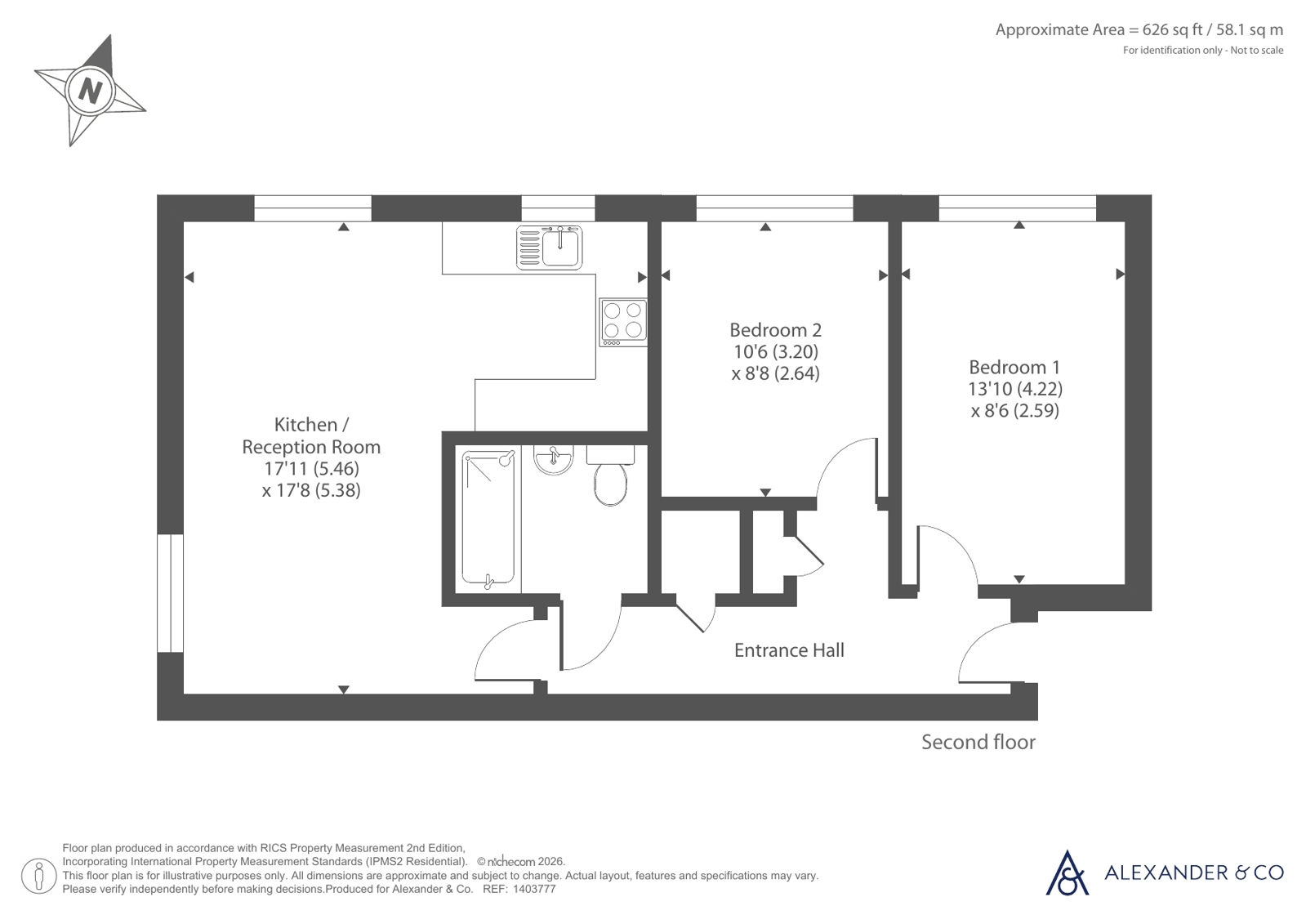 109, Kiln Way, Bedfordshire floorplan