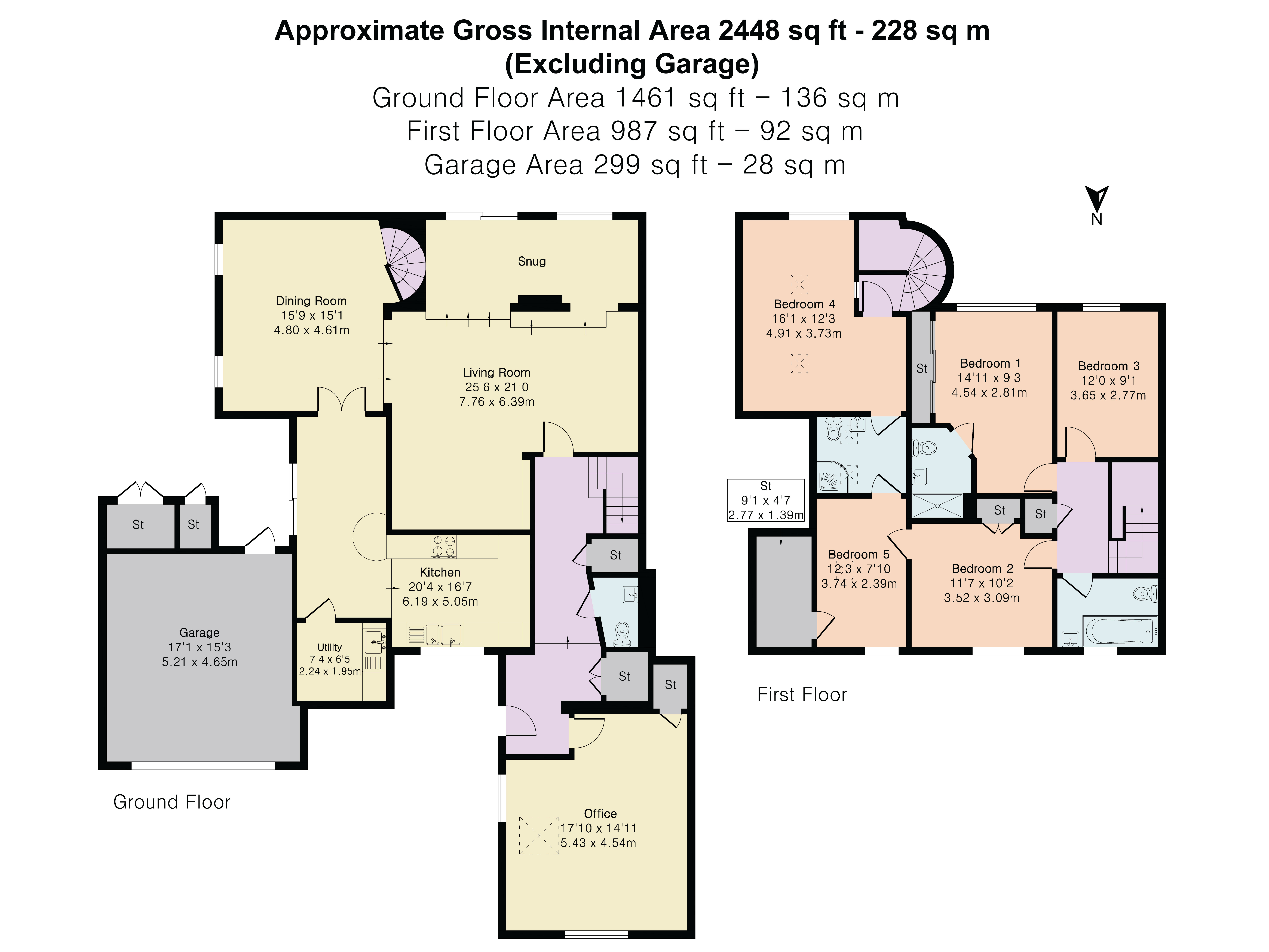 3, Charnocks Close, Sandy floorplan