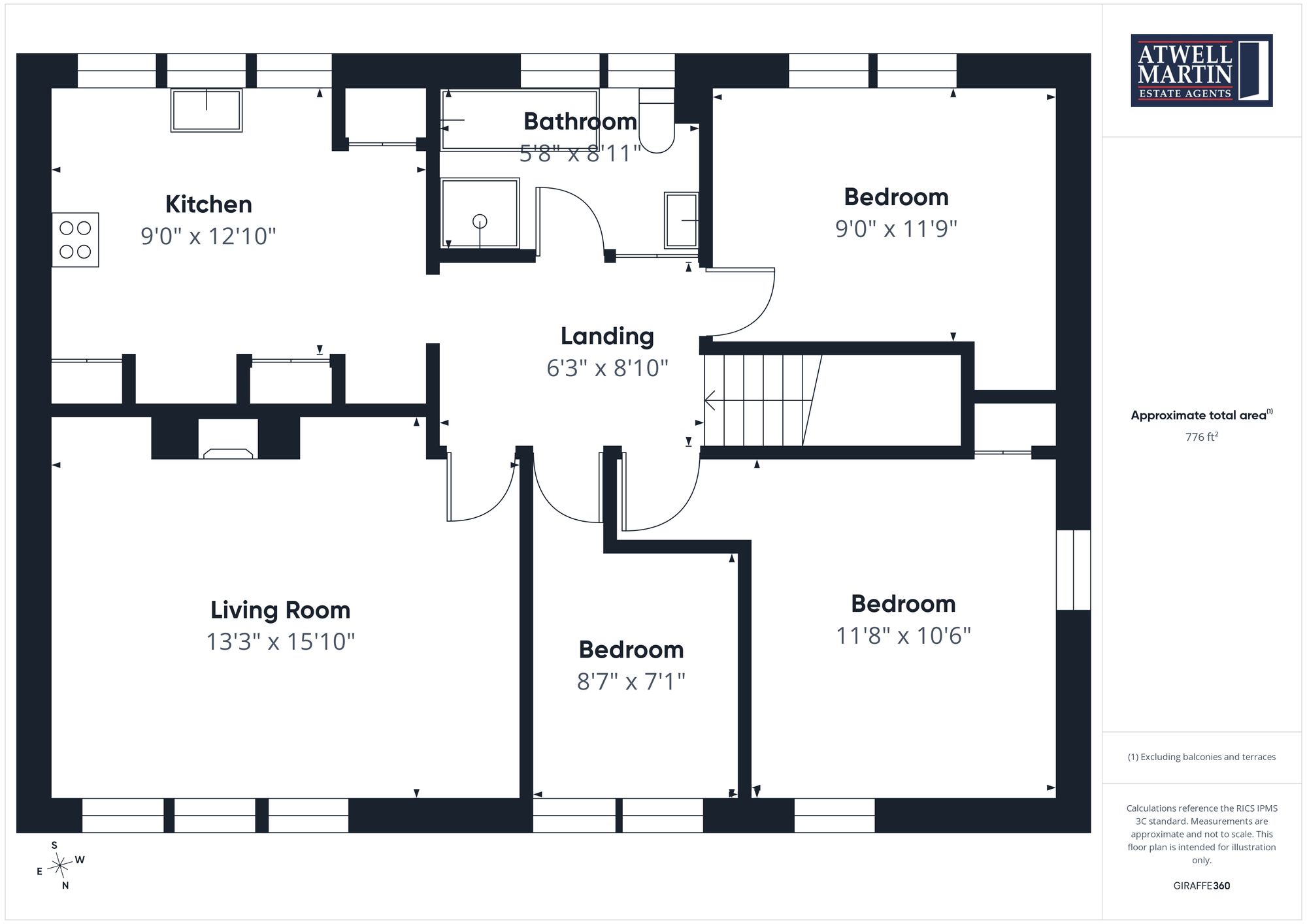 89 Rothesay Gardens, Plymouth floorplan