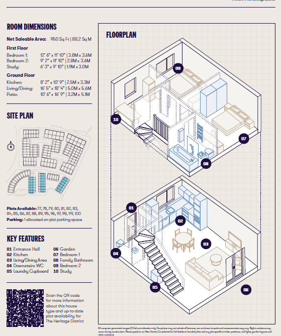 The Belvedere - House 77, Brabazon,, The Belvedere - House 77, Brabazon, Bristol floorplan