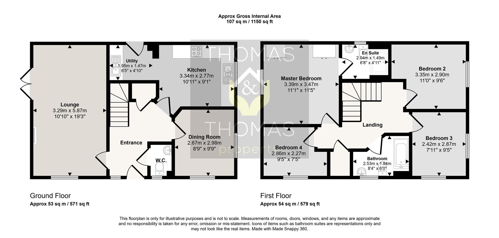 5, Wattisham Road, Quedgeley floorplan
