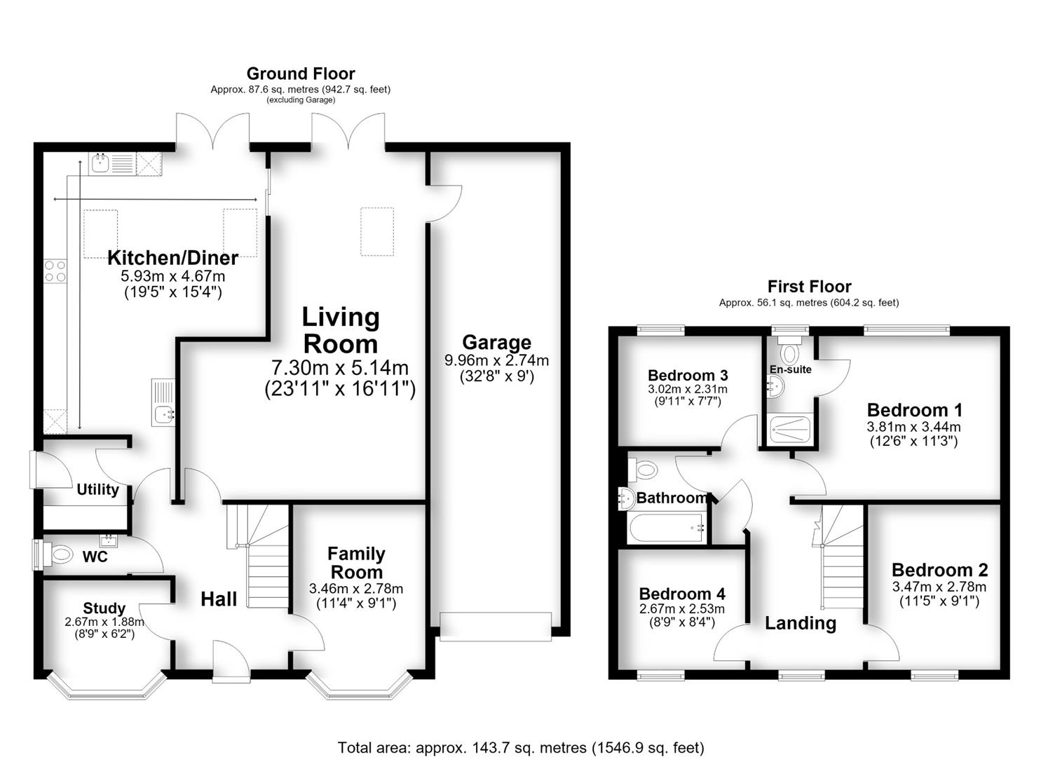 Bowling Leys, Milton Keynes floorplan