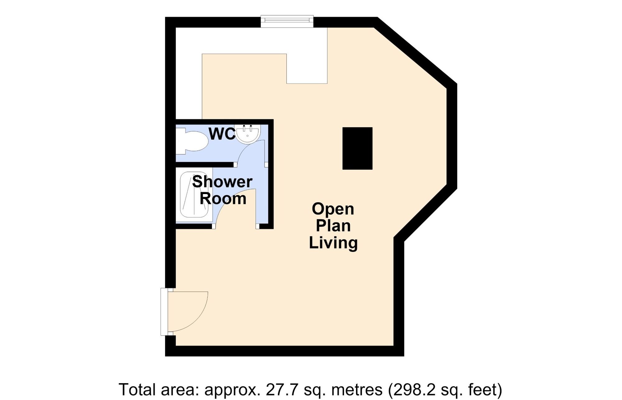 Flat 6, 118B High Street, Boston floorplan