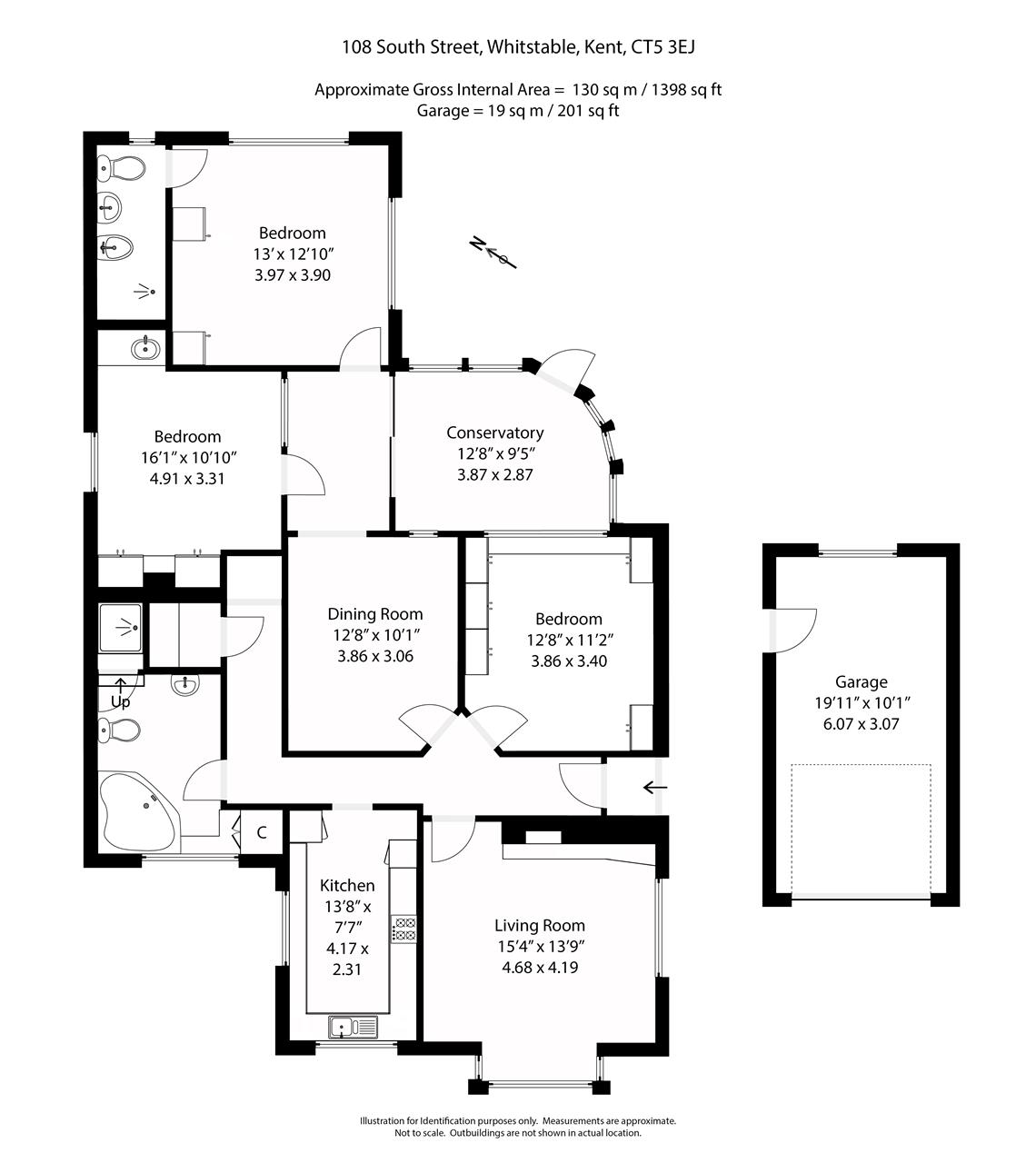 108, South Street, Whitstable floorplan