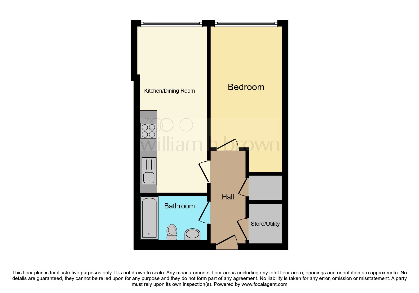 Flat 10, Burlington Square, Burlington Street, CHESTERFIELD floorplan
