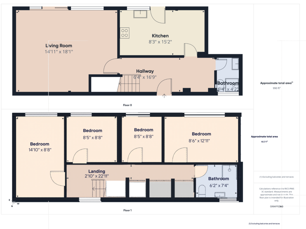 6, Carlyle court, Livingston floorplan