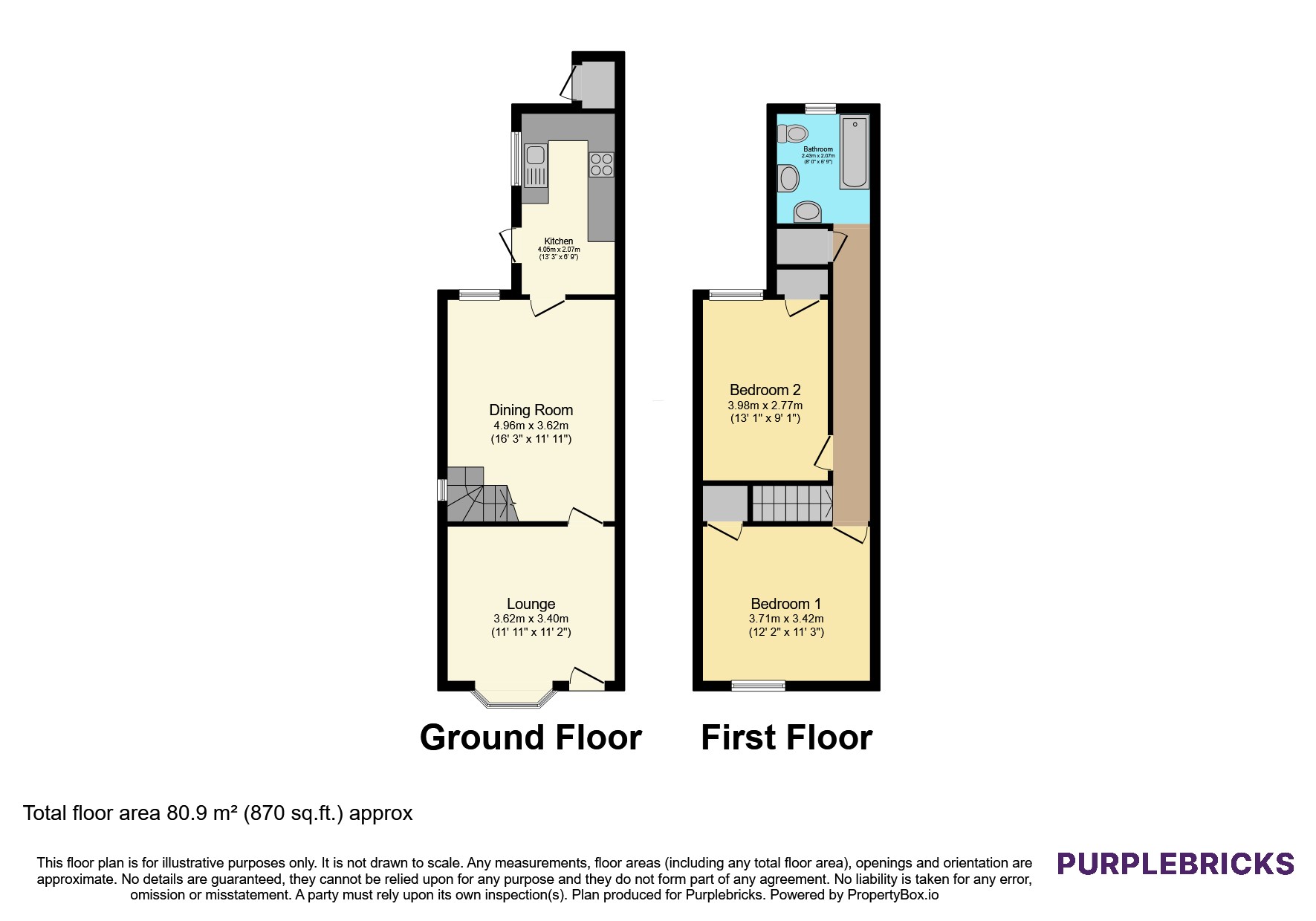 35, Mitchell Street, Chesterfield floorplan