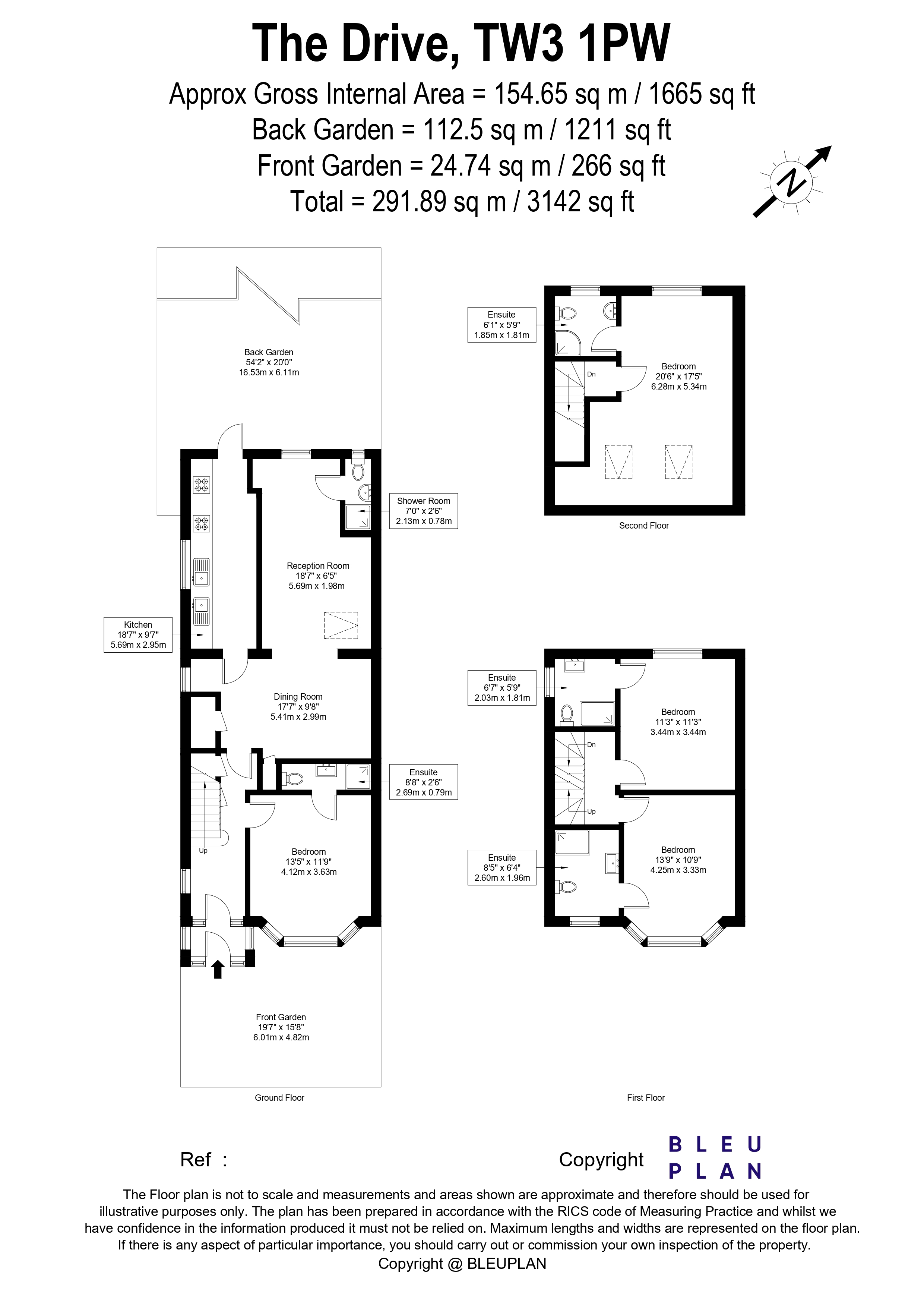 The Drive, Hounslow floorplan