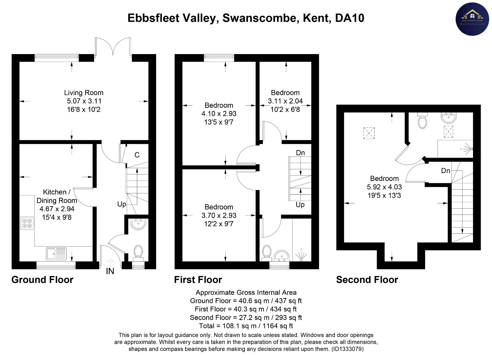 10 Forrest Shaw, Castle Hill, Swanscombe floorplan