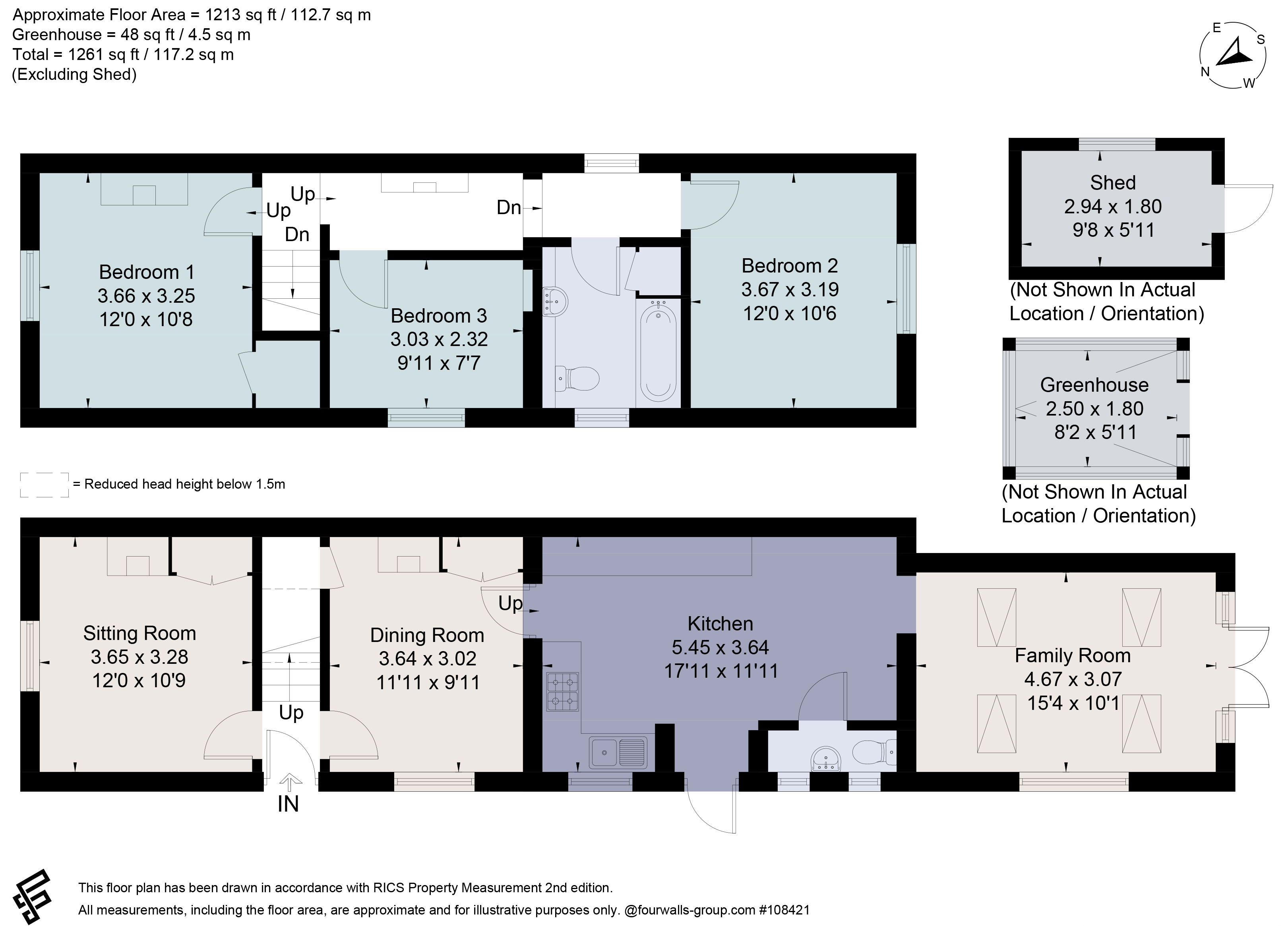 Esna Cottage North,, The Green, Guildford floorplan