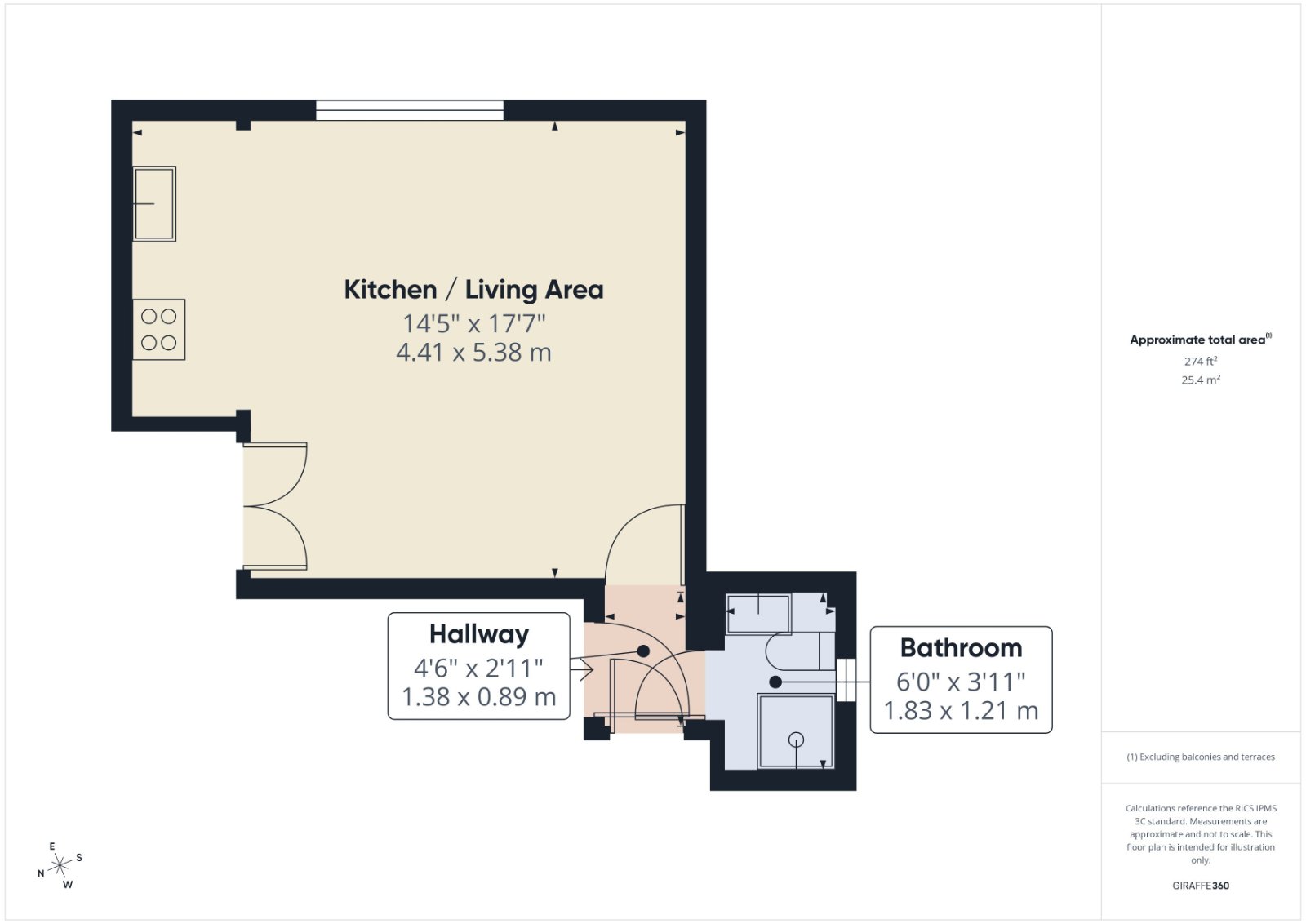 Flat 4, 54, Hencroft Street South, Berkshire floorplan