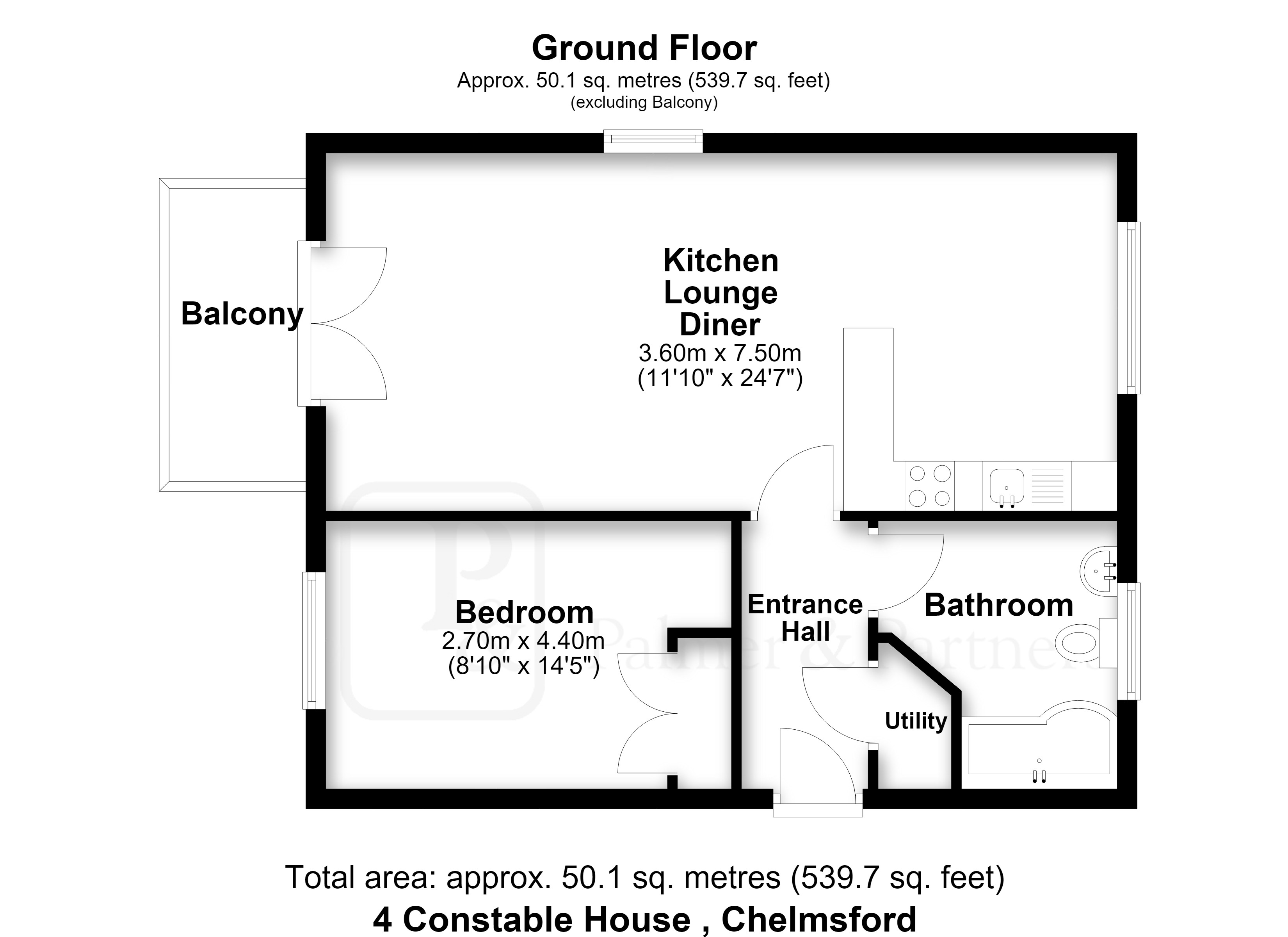 4 Constable House,, Admiral Mews, Essex floorplan