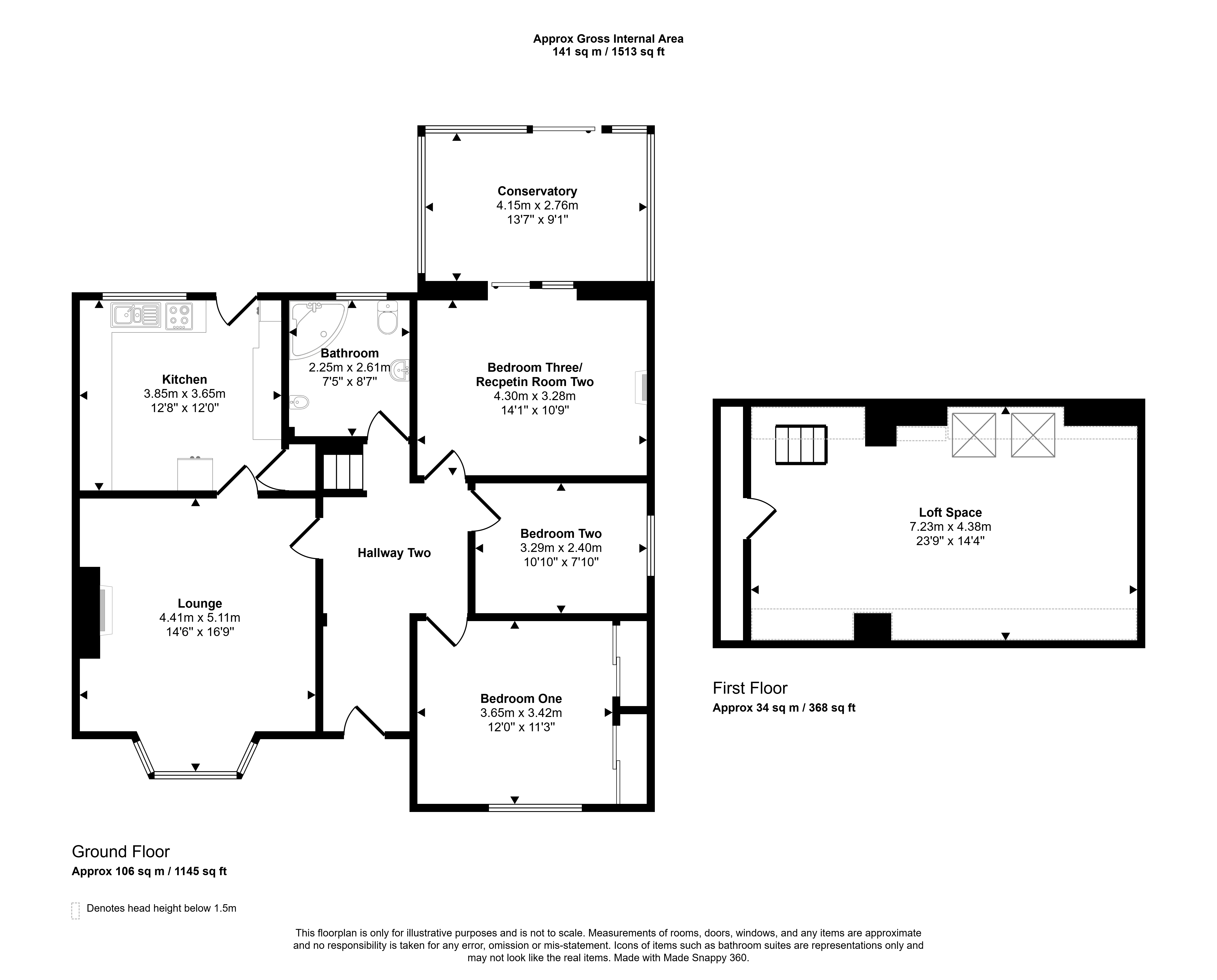 Rockhaven, Buttsfield Terrace, Houghton Le Spring floorplan