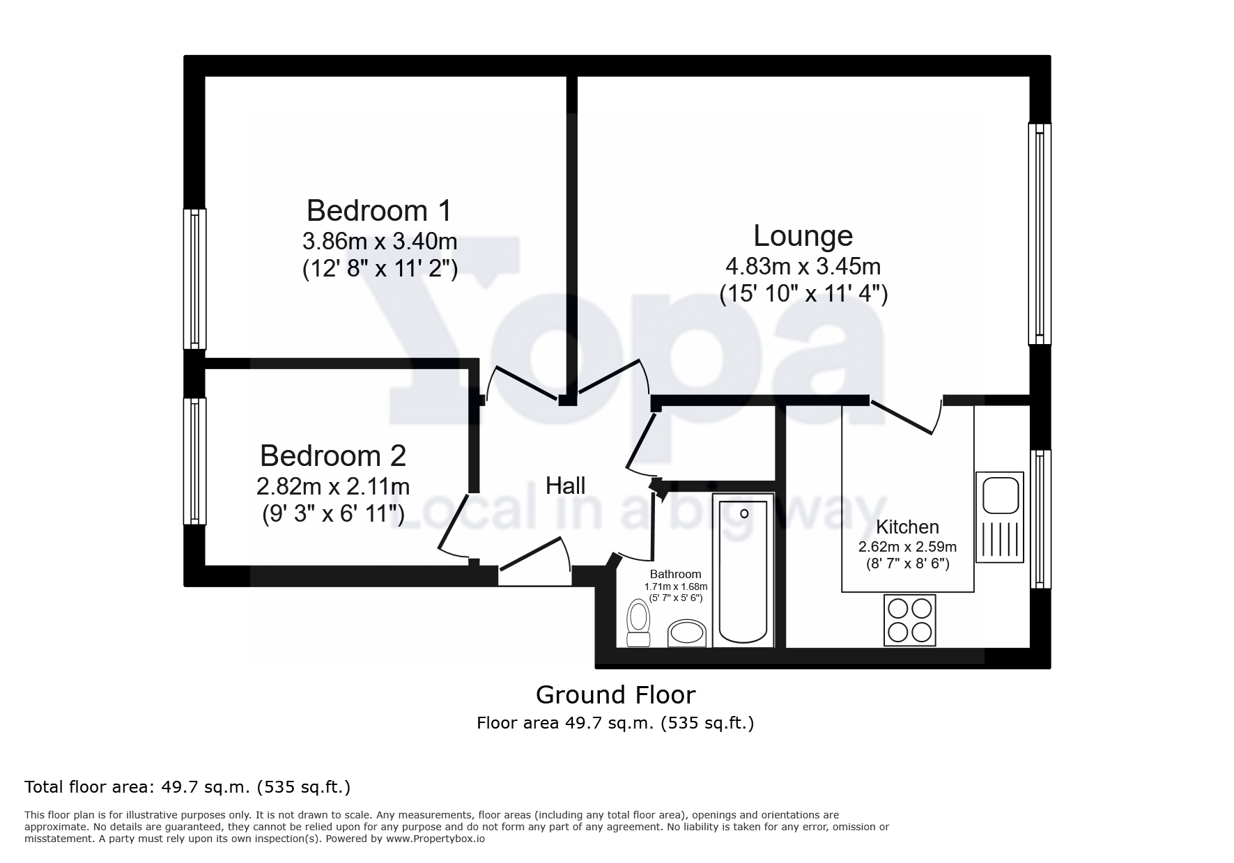 35, Clyfton Close, Broxbourne floorplan