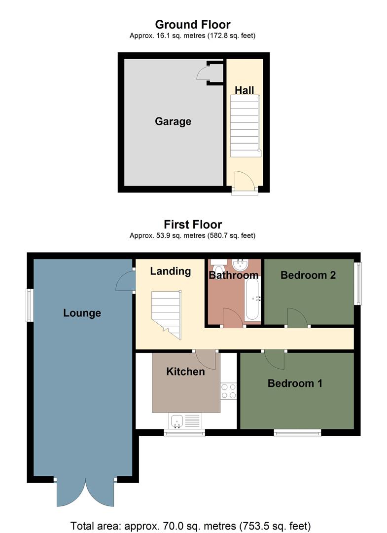 11, Y Gilfach, Neath floorplan