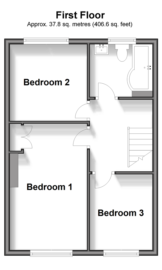 3 bed terraced house for sale in Browns Lane, Uckfield, East Sussex