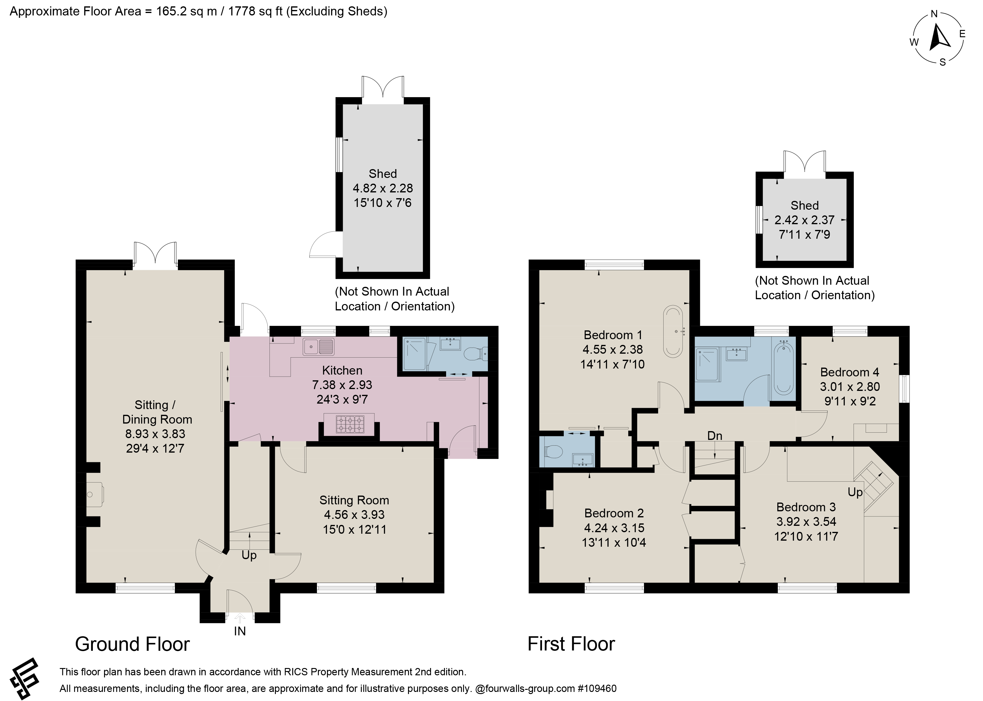 3 New Cottages,, Exbury, Hampshire floorplan