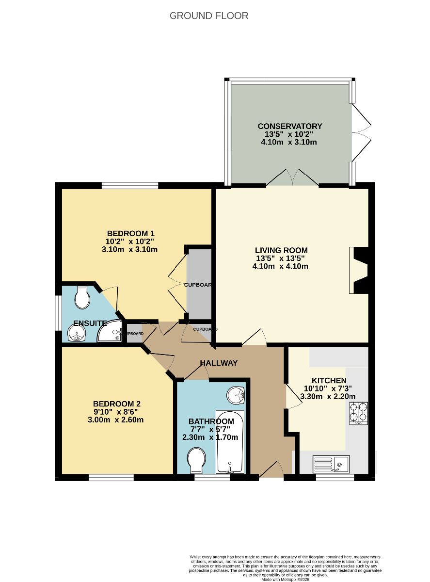 14 Howard Close, Okehampton floorplan