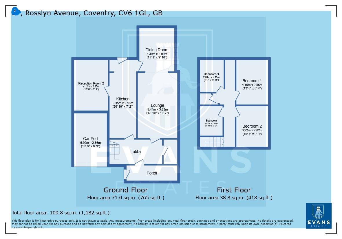 57, Rosslyn Avenue, Coventry floorplan